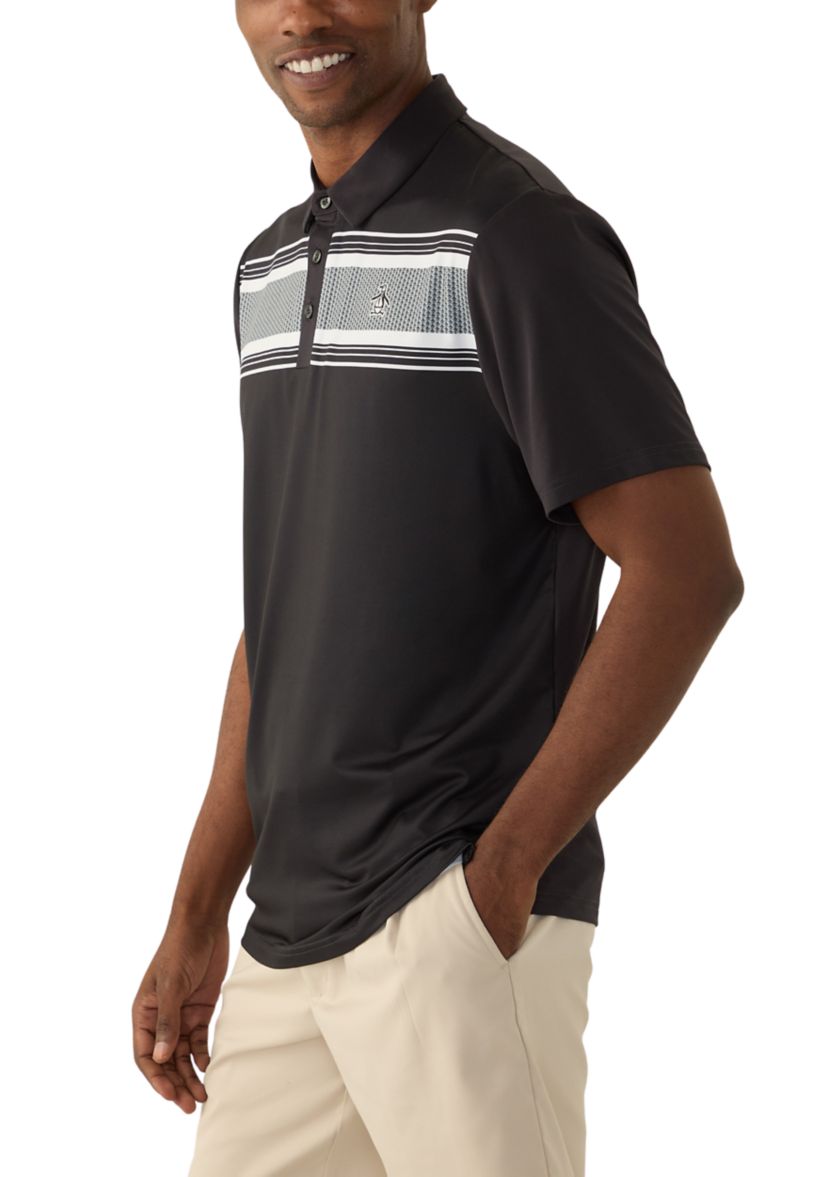 Mens Stripe Polo Shirt