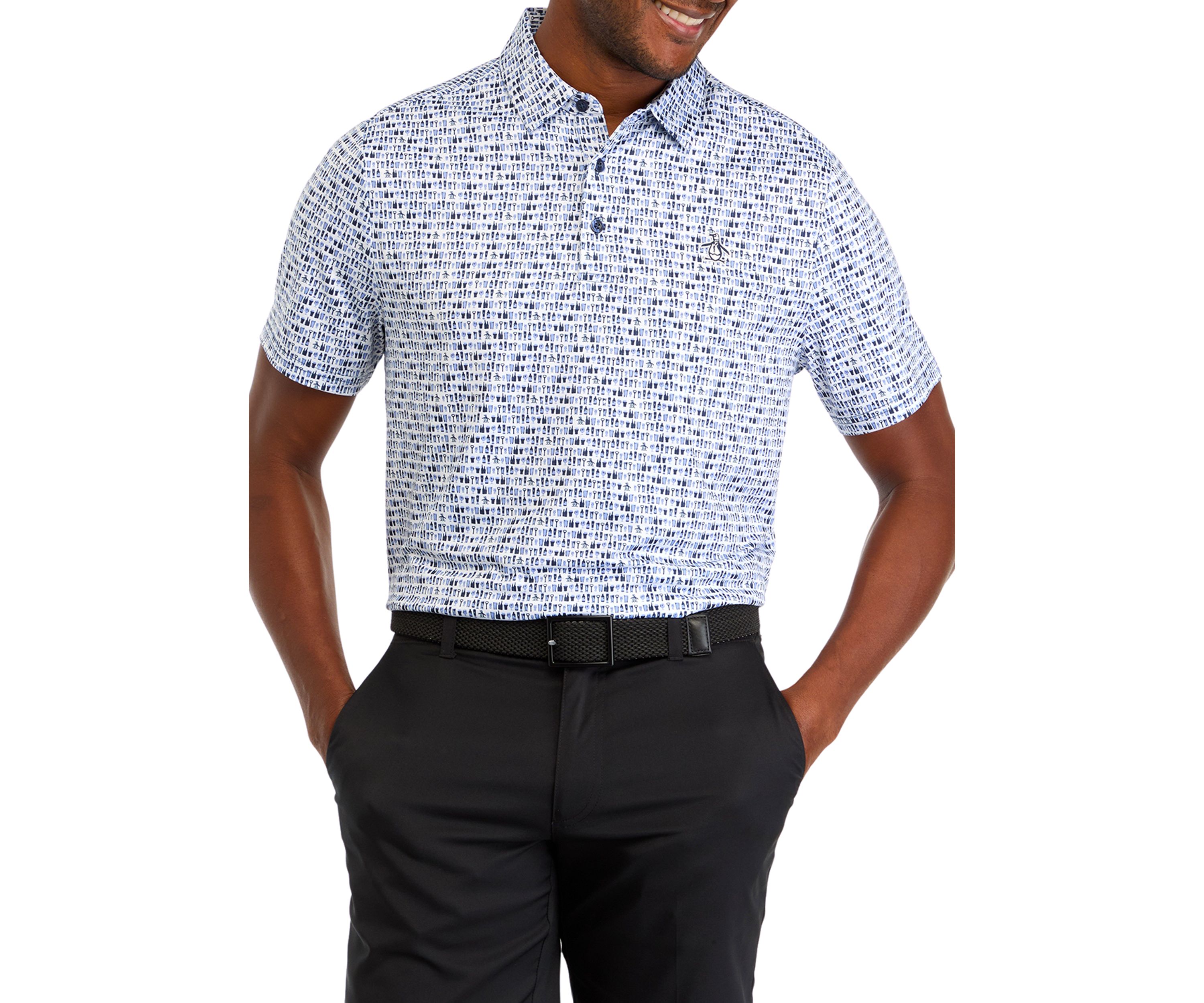 Mens Have a Beer Printed Polo Shirt
