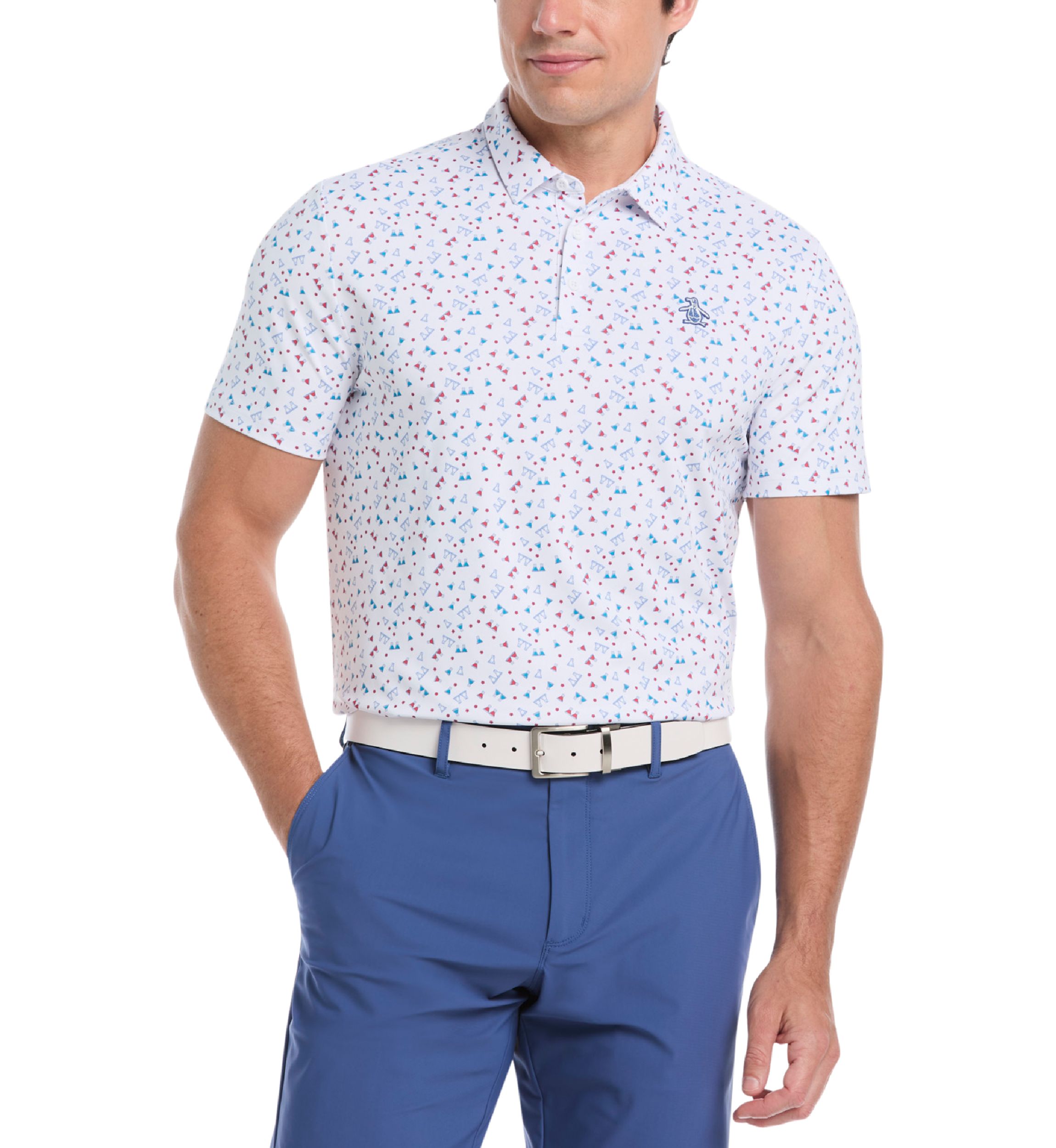 Mens 19th Hole Sake-Tini Golf Polo Shirt 