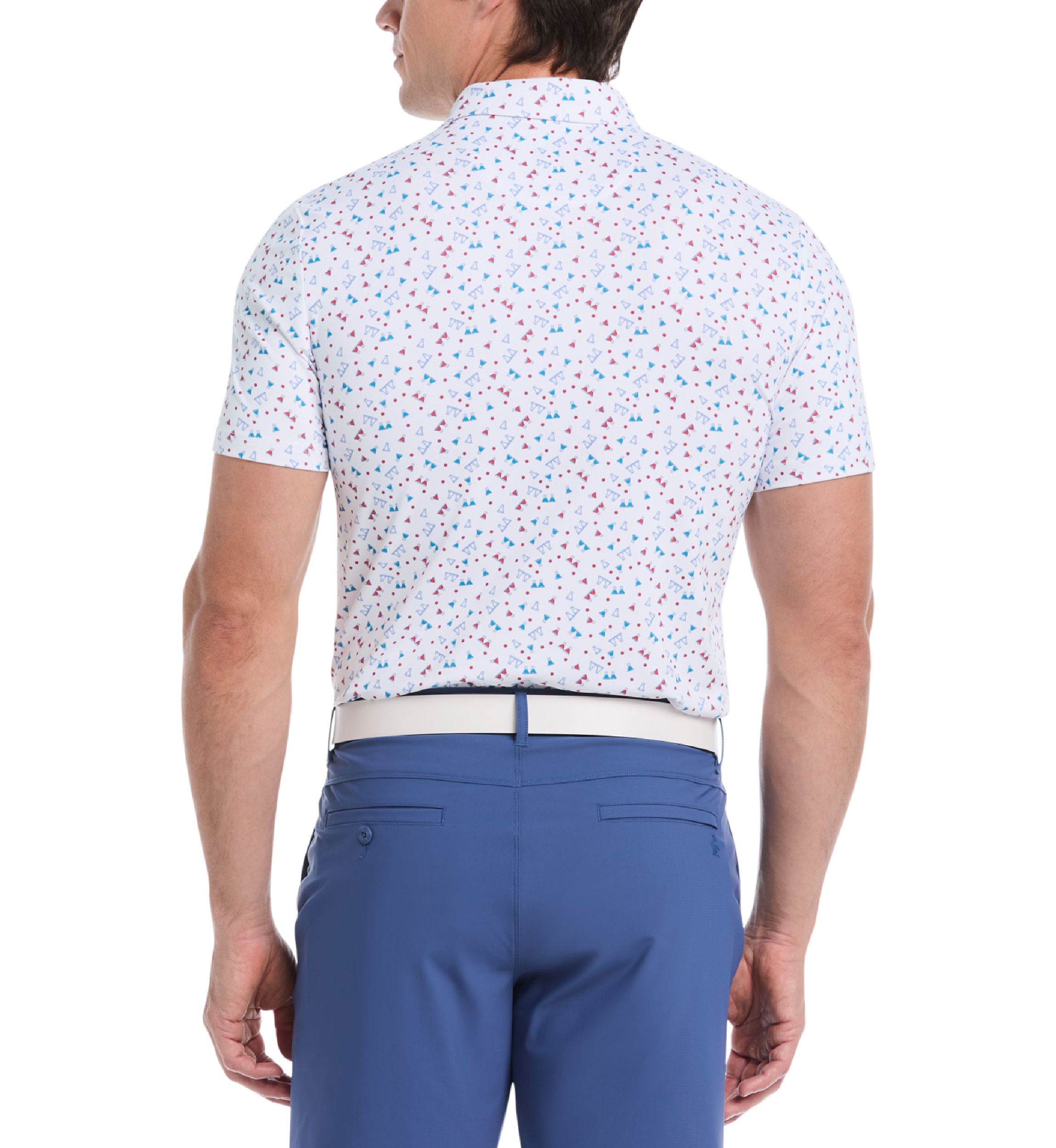 Mens 19th Hole Sake-Tini Golf Polo Shirt 