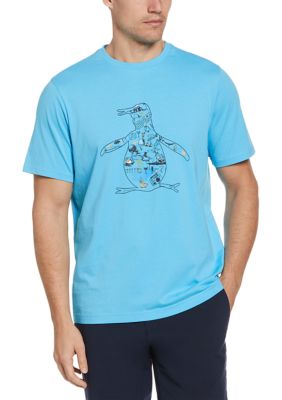 Original Penguin Men's Trademark Beach Graphic T-Shirt, XL