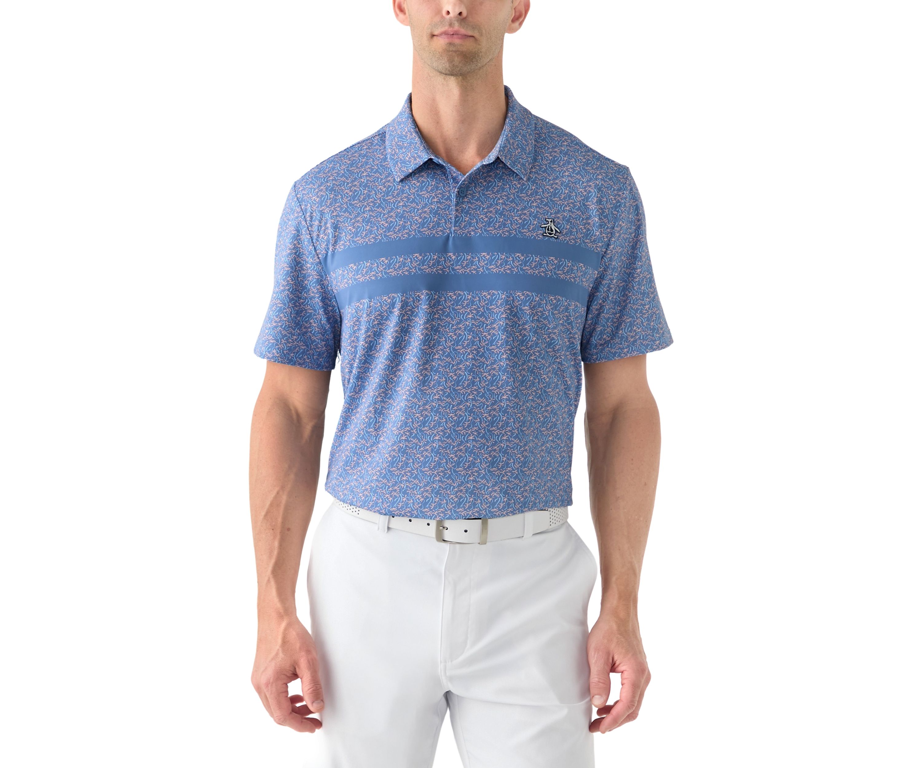 Mens Novelty Printed Polo Shirt