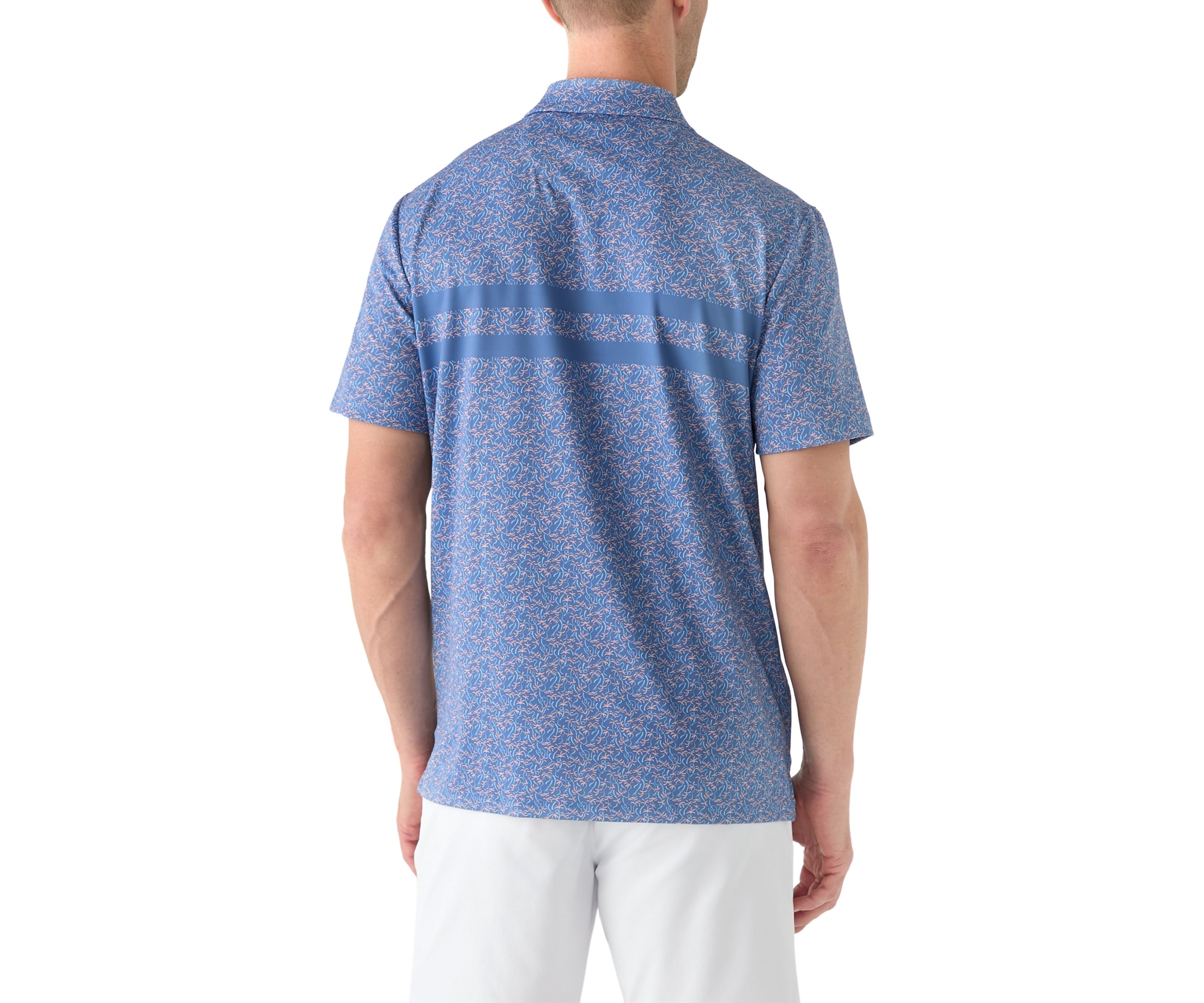 Mens Novelty Printed Polo Shirt