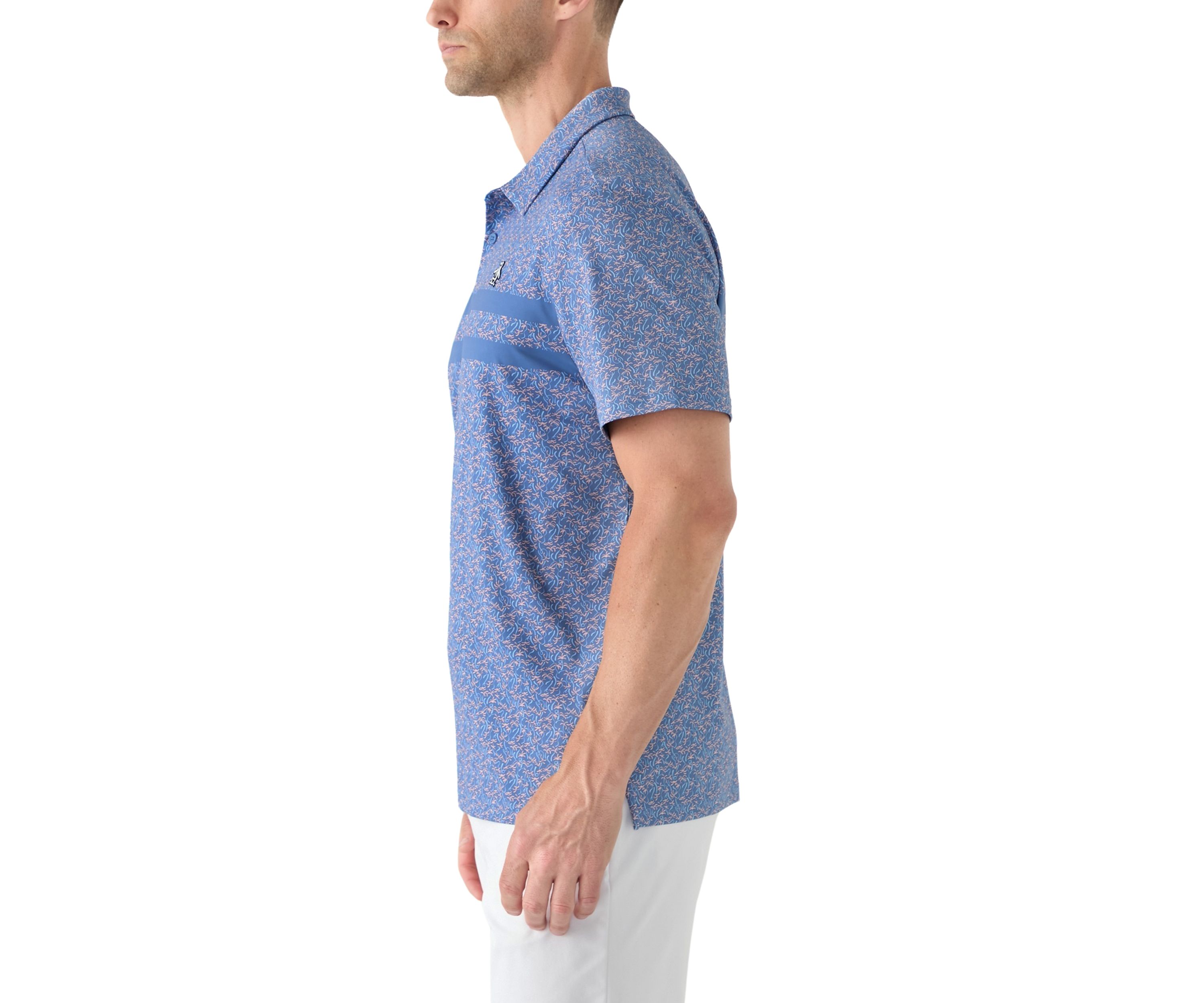Mens Novelty Printed Polo Shirt