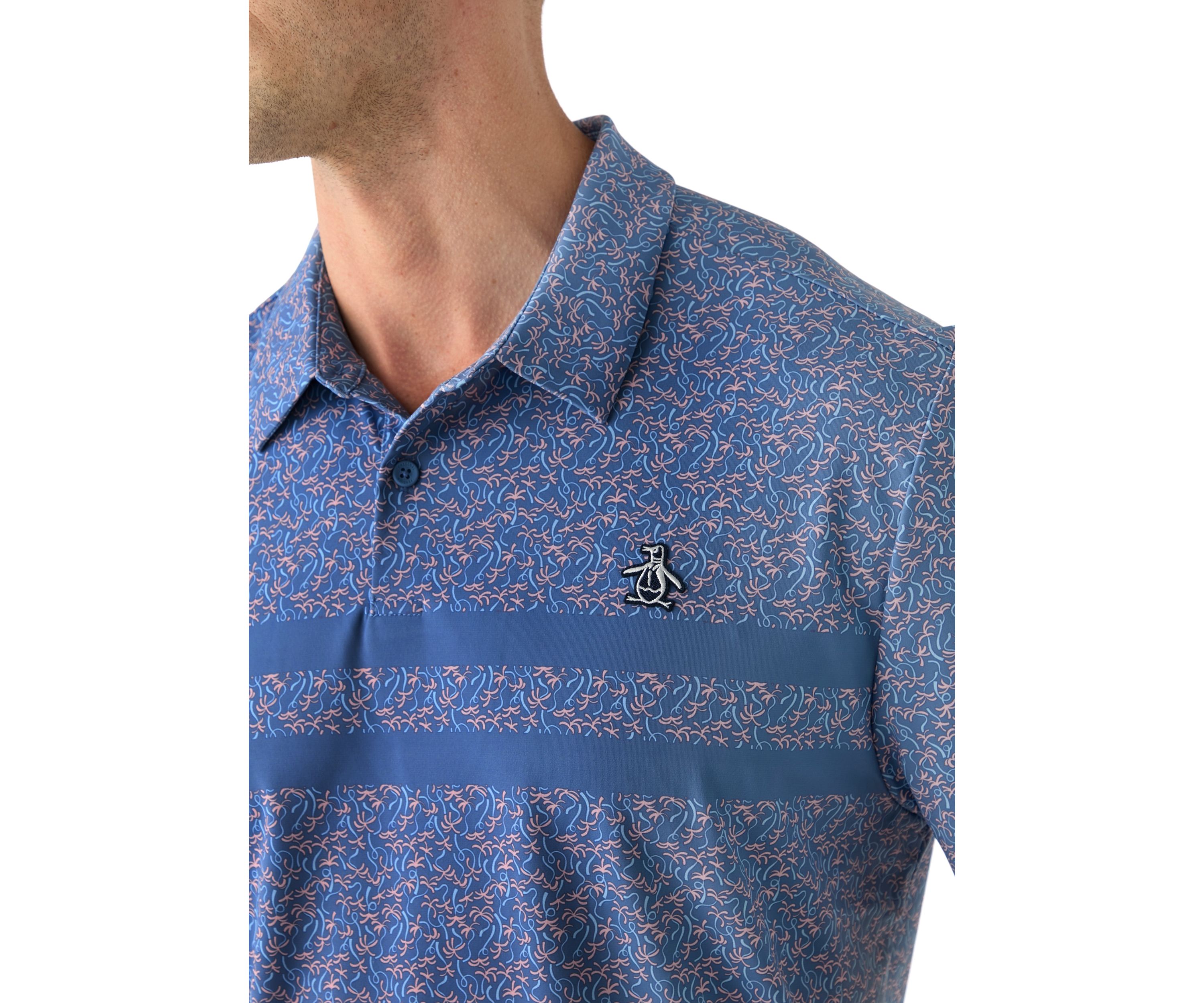 Mens Novelty Printed Polo Shirt