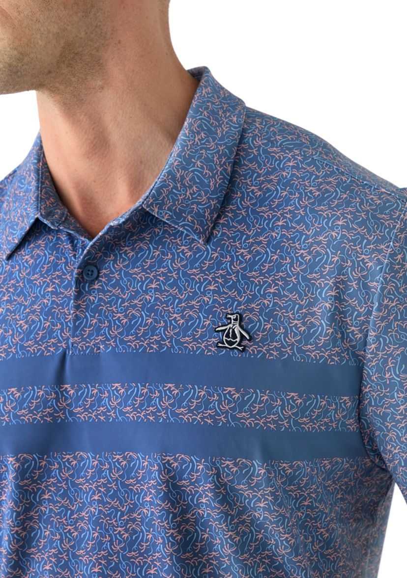 Mens Novelty Printed Polo Shirt
