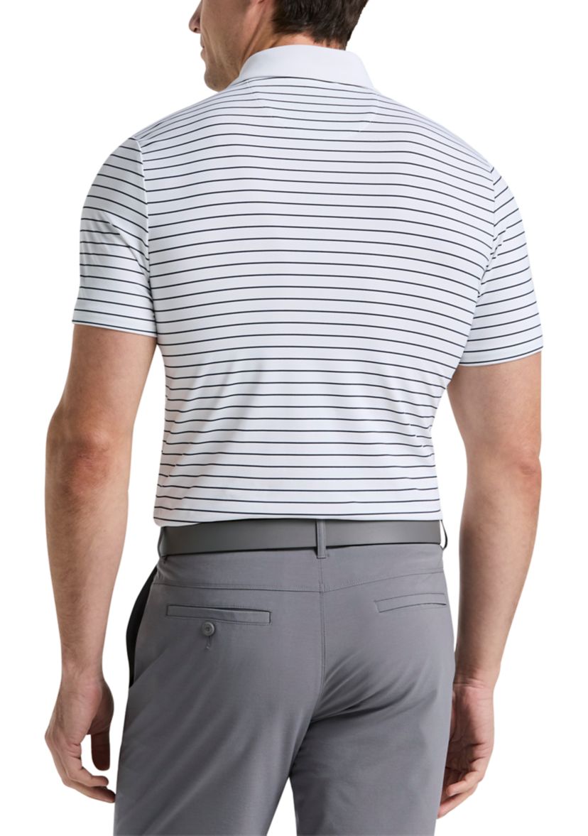 Heritage Stripe Short Sleeve Golf Polo Shirt