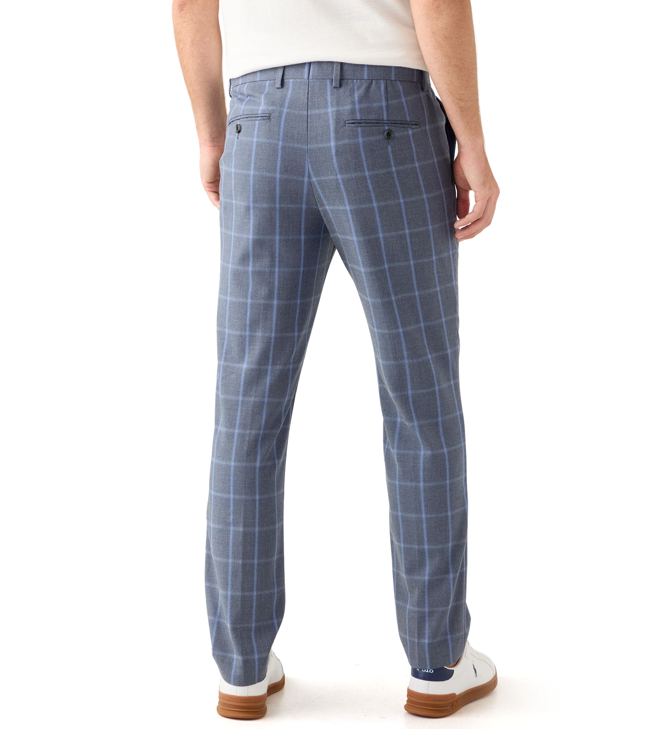 Mens Slim Fit Kensington Plaid Pants