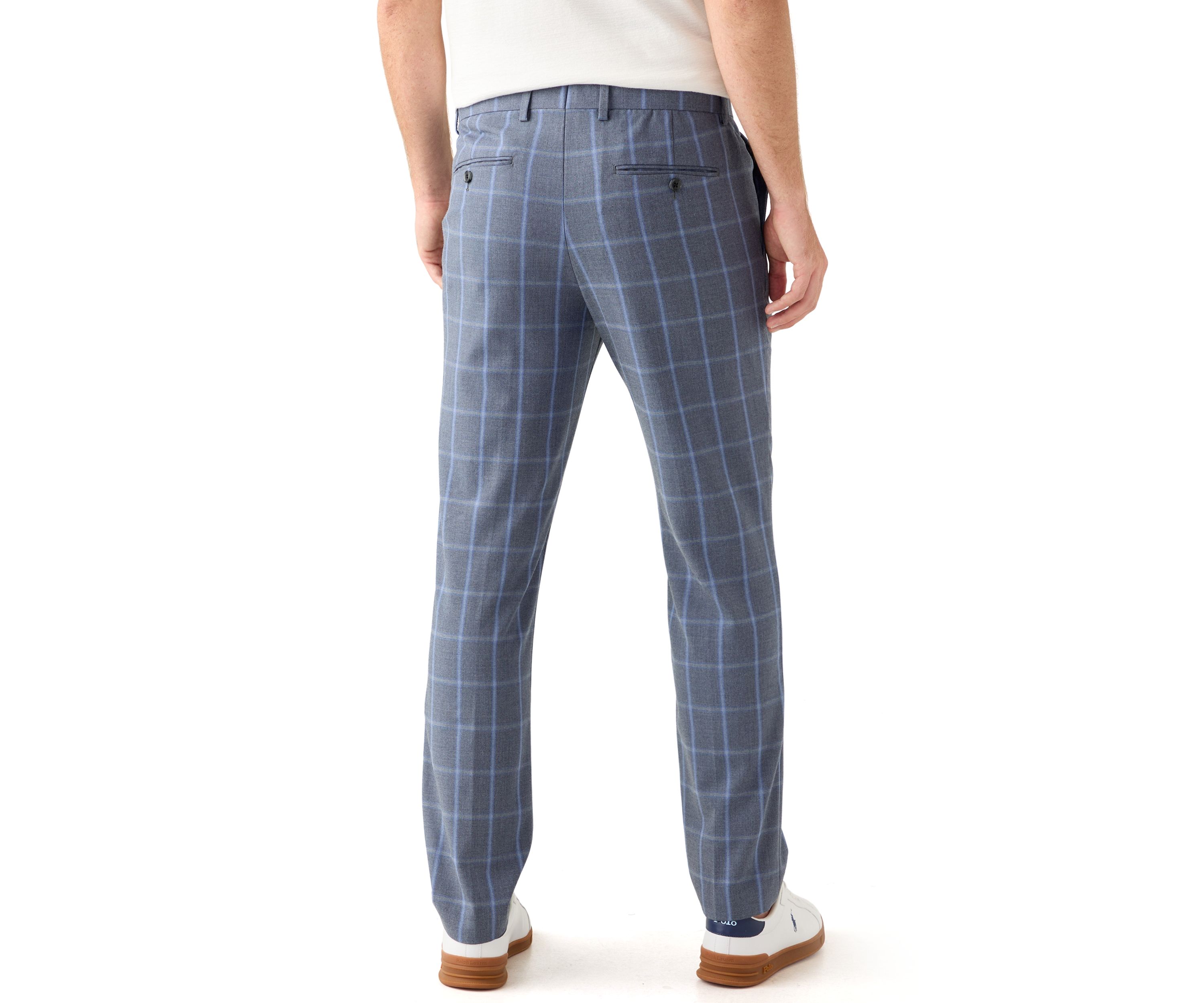 Mens Slim Fit Kensington Plaid Pants