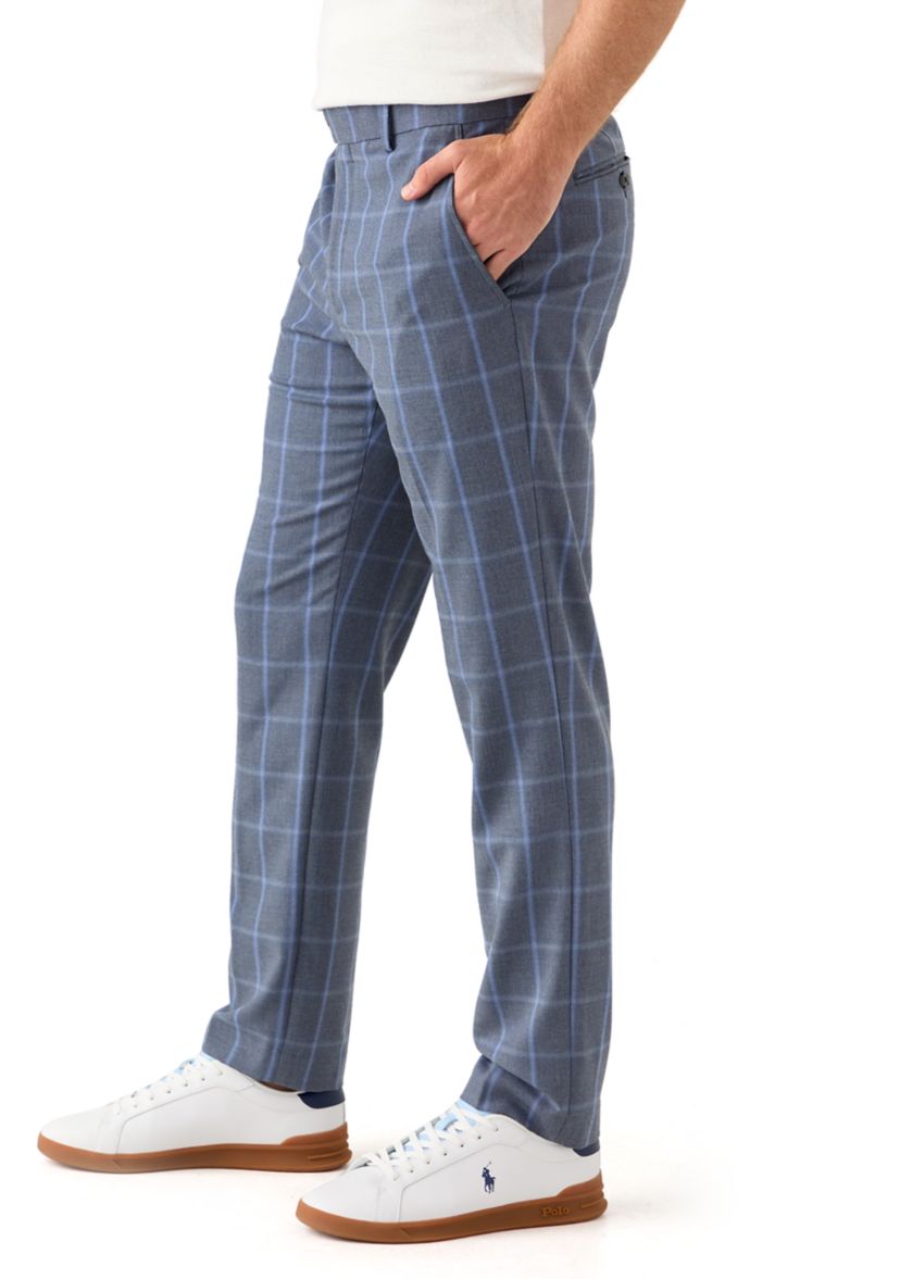 Mens Slim Fit Kensington Plaid Pants