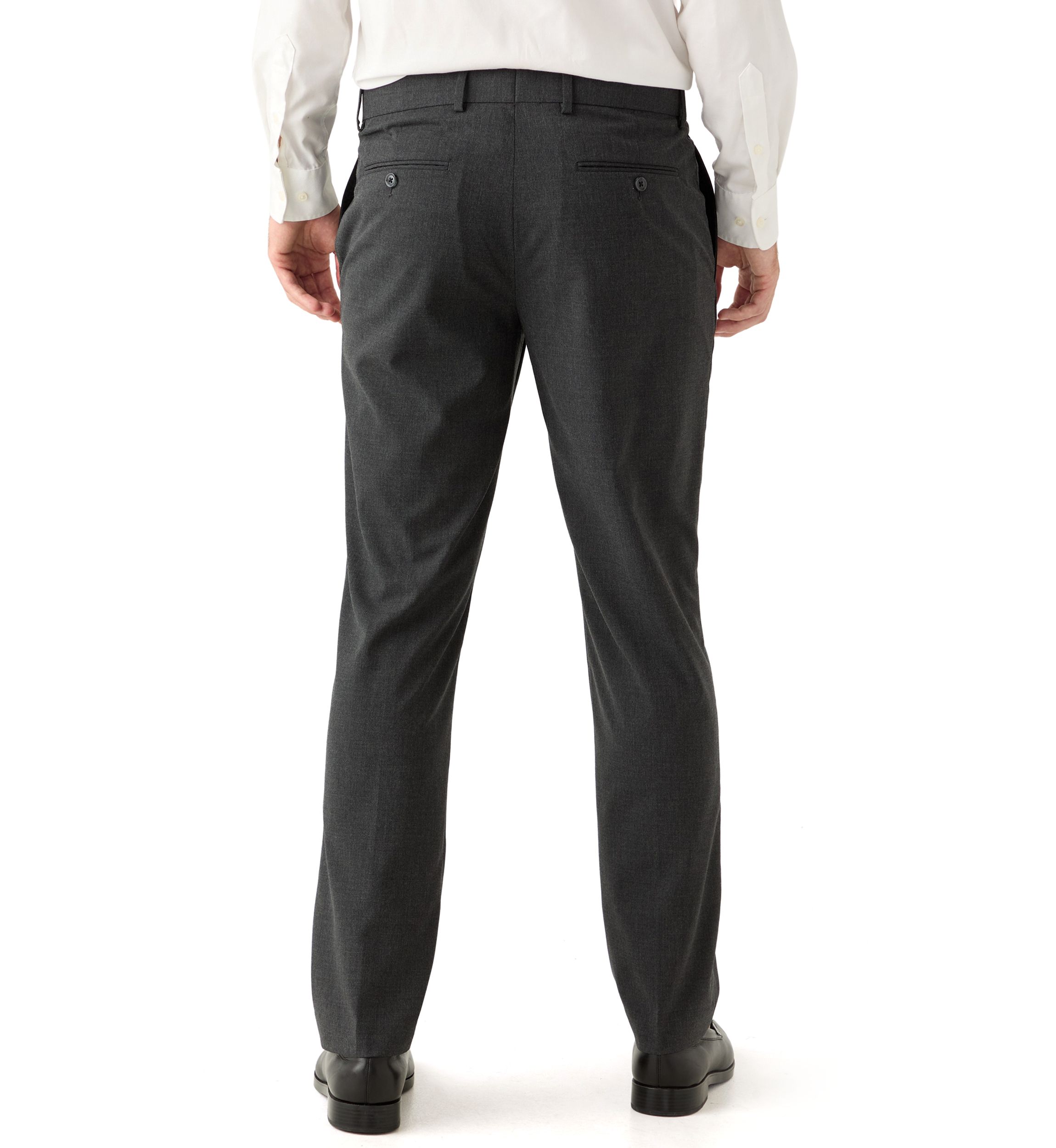 Mens Slim Fit Heathered Oxford Pants