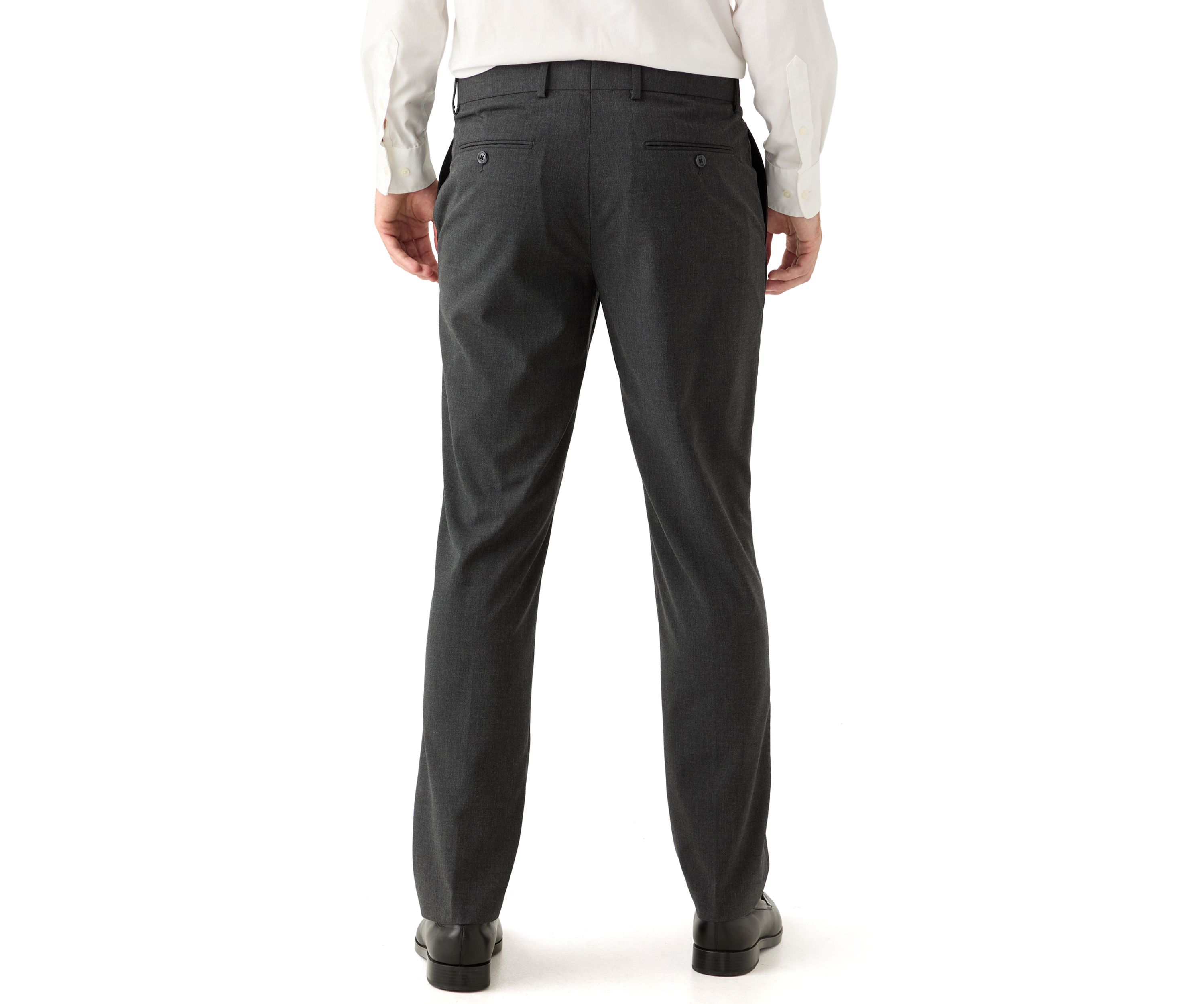 Mens Slim Fit Heathered Oxford Pants