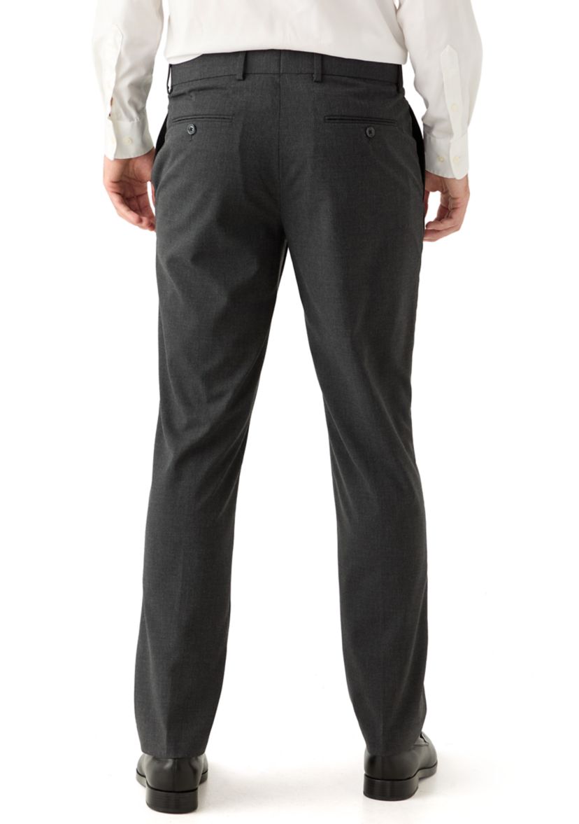 Mens Slim Fit Heathered Oxford Pants