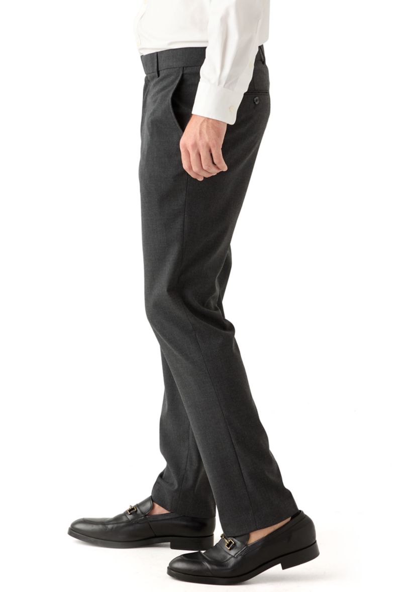 Mens Slim Fit Heathered Oxford Pants