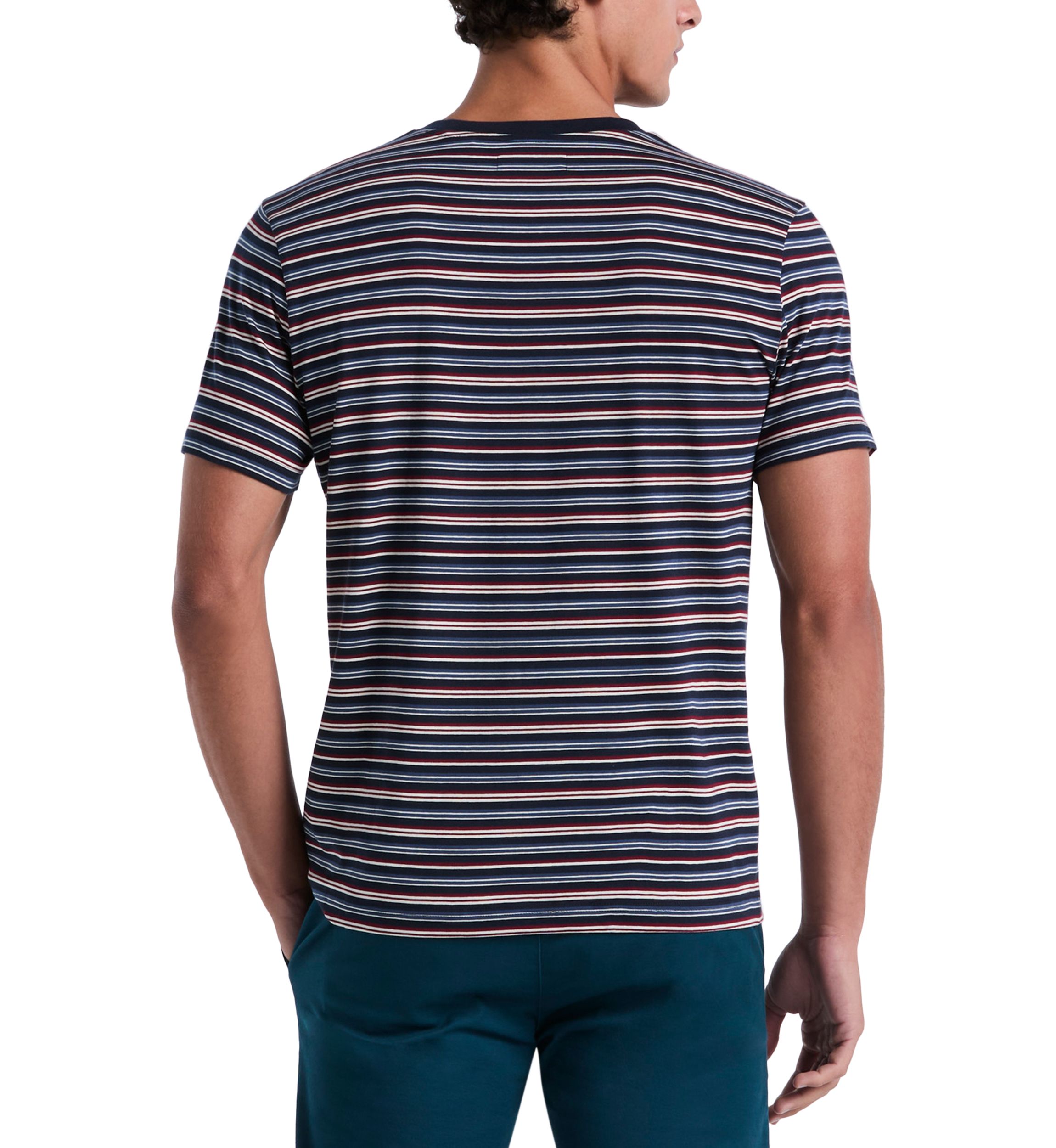 Mens Short Sleeve Striped T-Shirt