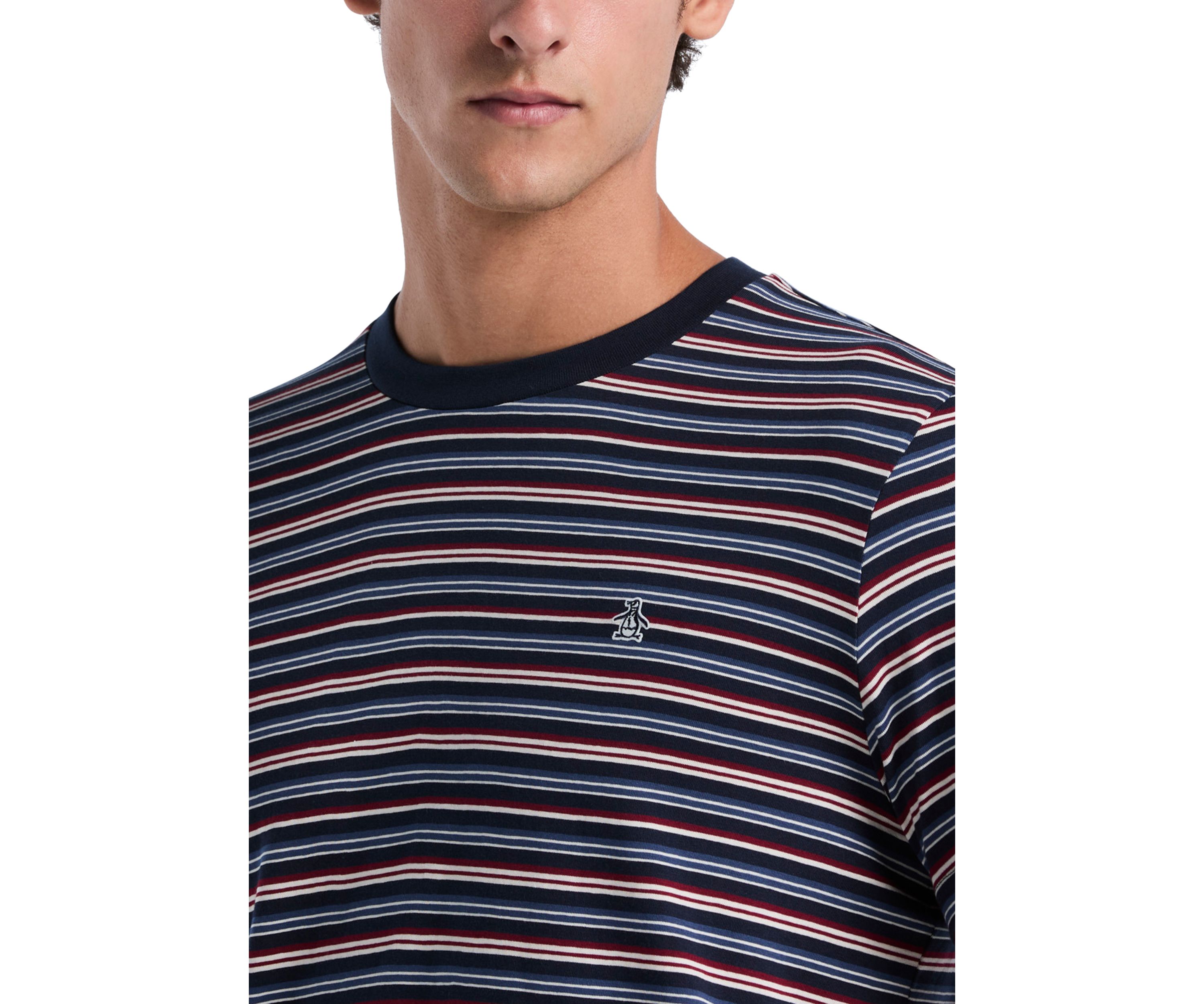 Mens Short Sleeve Striped T-Shirt