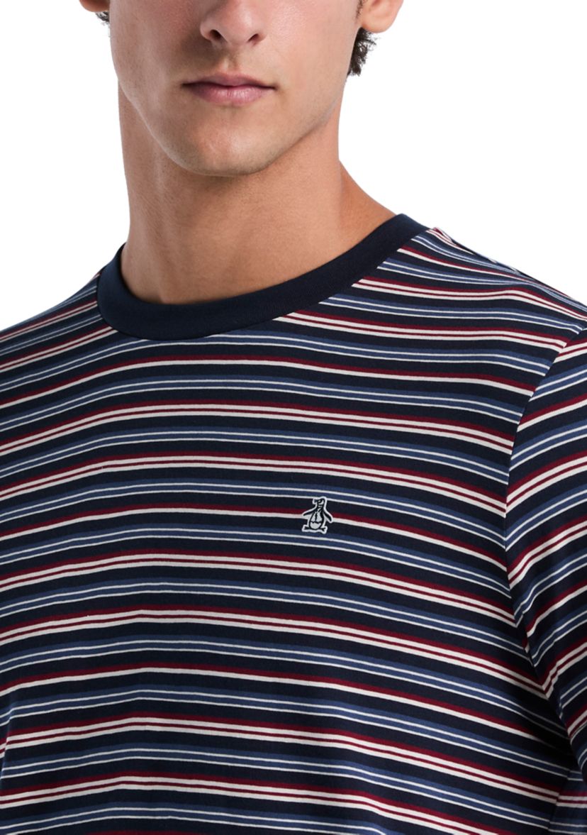 Mens Short Sleeve Striped T-Shirt