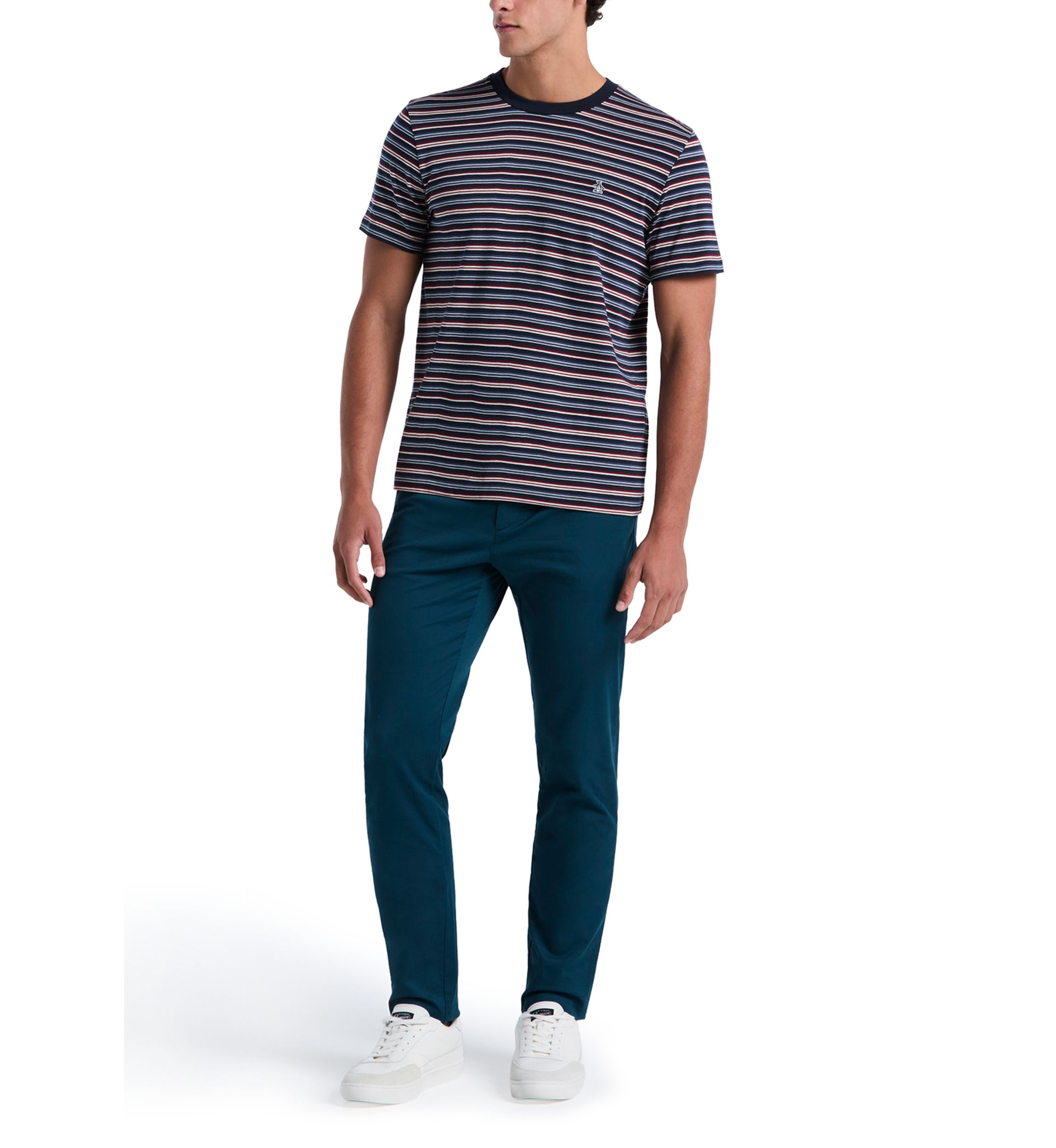 Mens Short Sleeve Striped T-Shirt