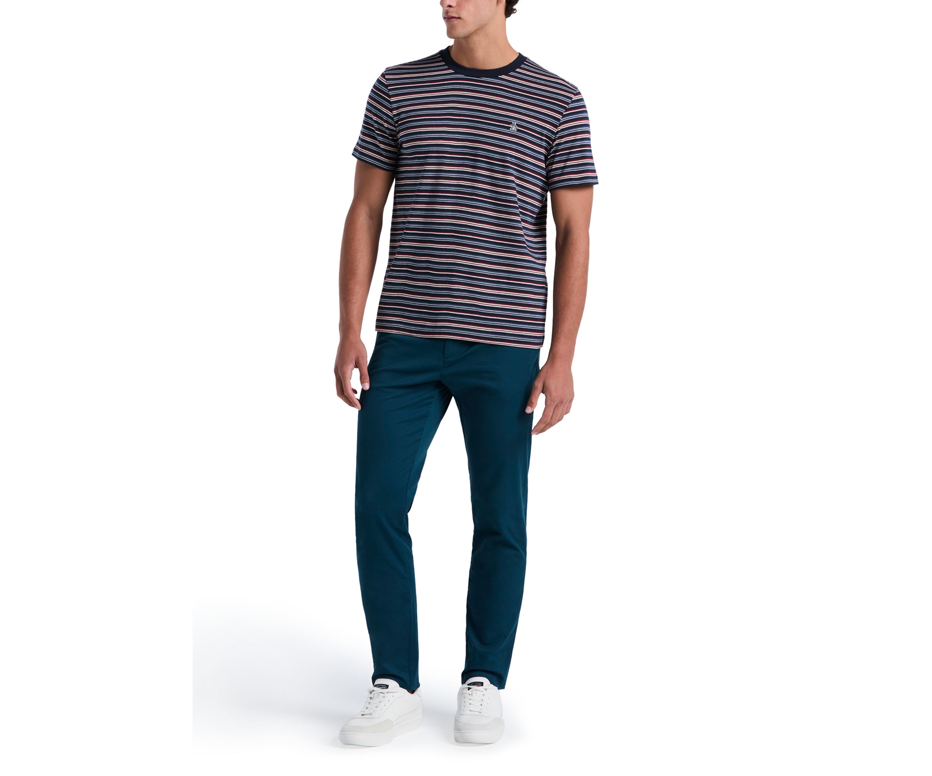 Mens Short Sleeve Striped T-Shirt