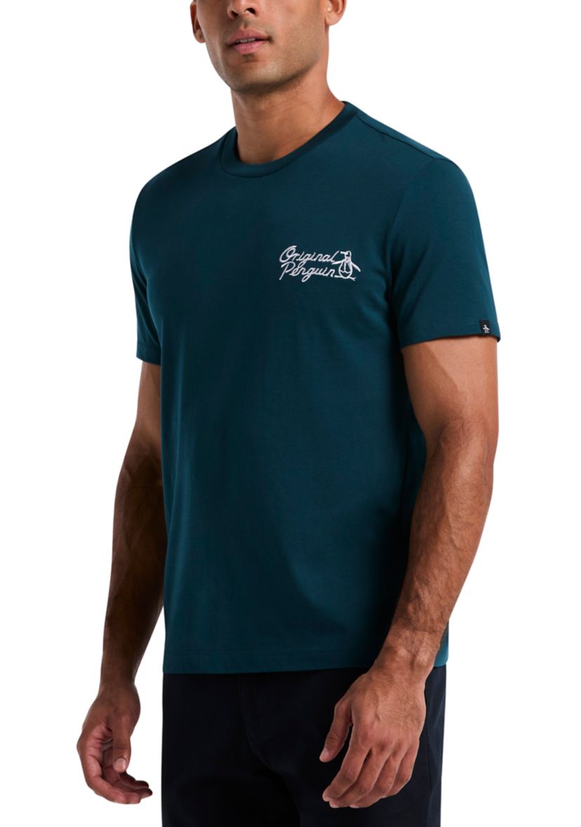 Poker Scene Graphic Short Sleeve T-Shirt