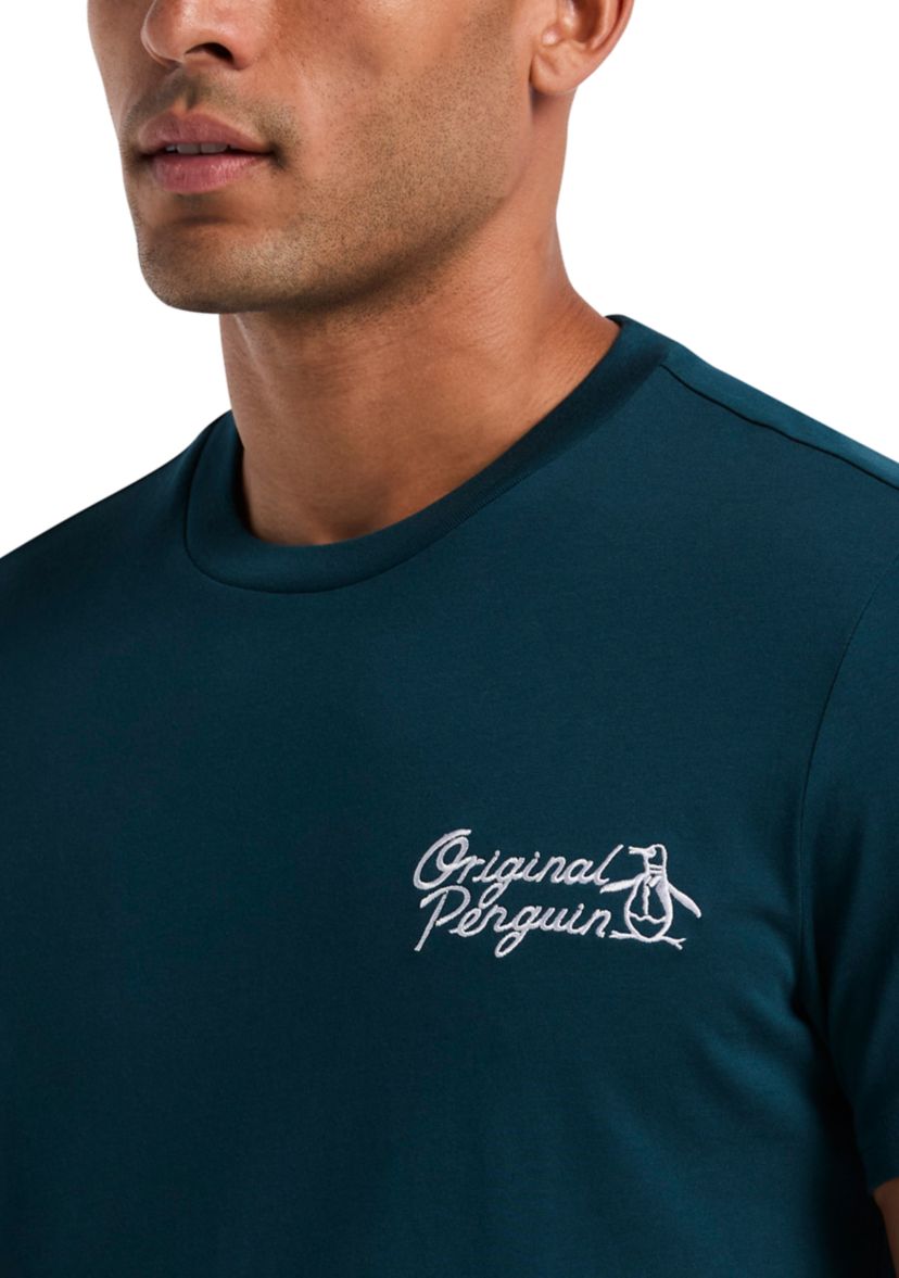 Poker Scene Graphic Short Sleeve T-Shirt