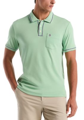 Original Penguin Men's Tipped Jersey Polo Shirt