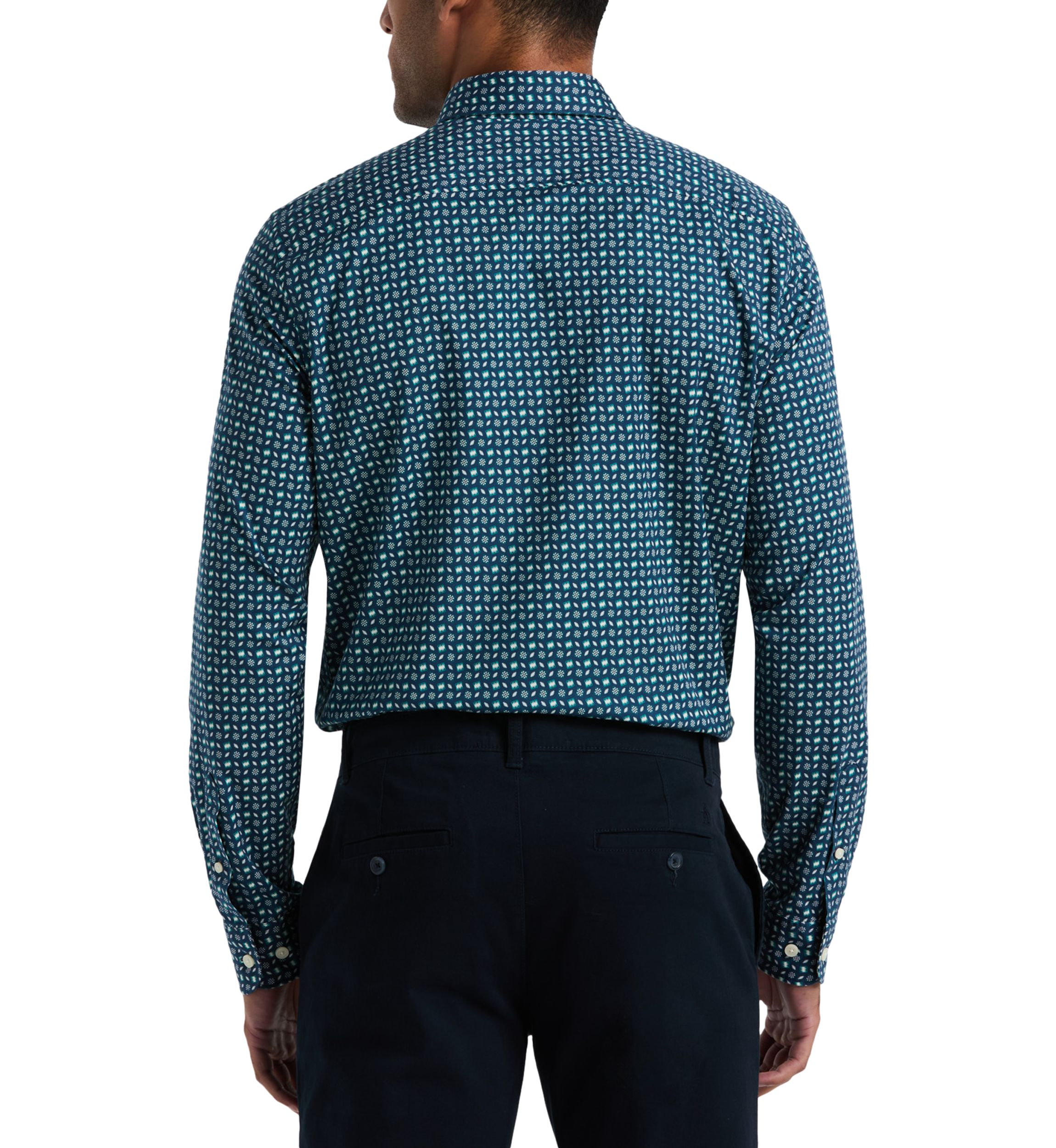 Mens Games All Over Print Long Sleeve Shirt