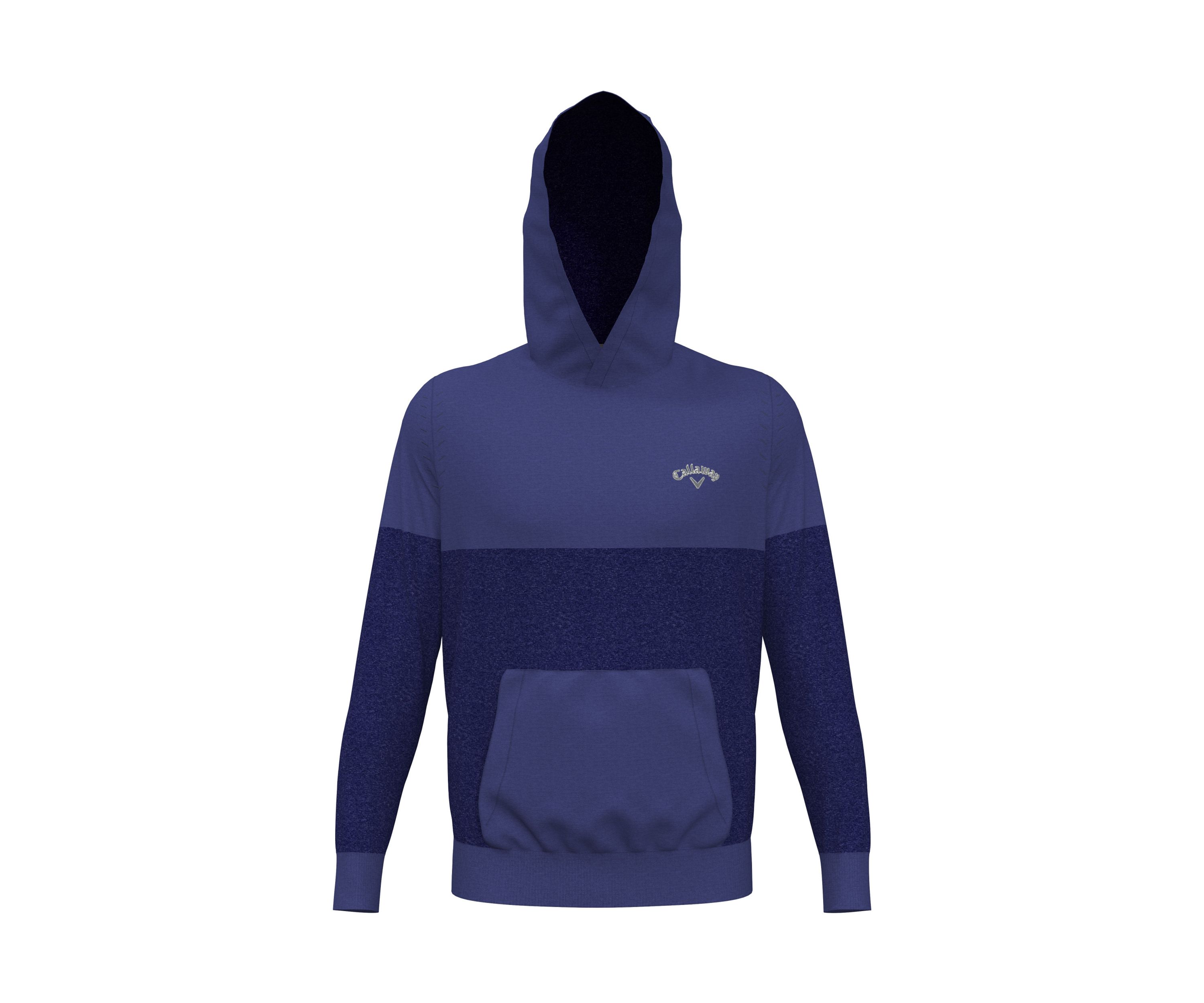 Mens Color Block Performance Pullover Golf Hoodie