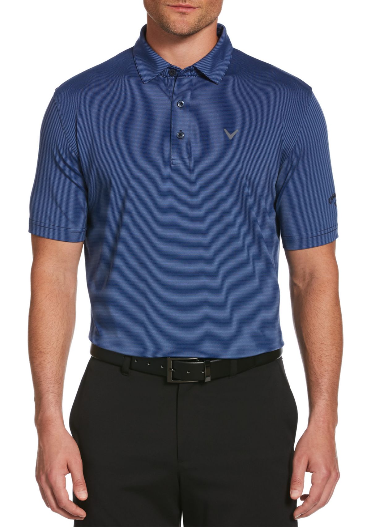 Pro Spin Fine Line Short Sleeve Golf Polo Shirt