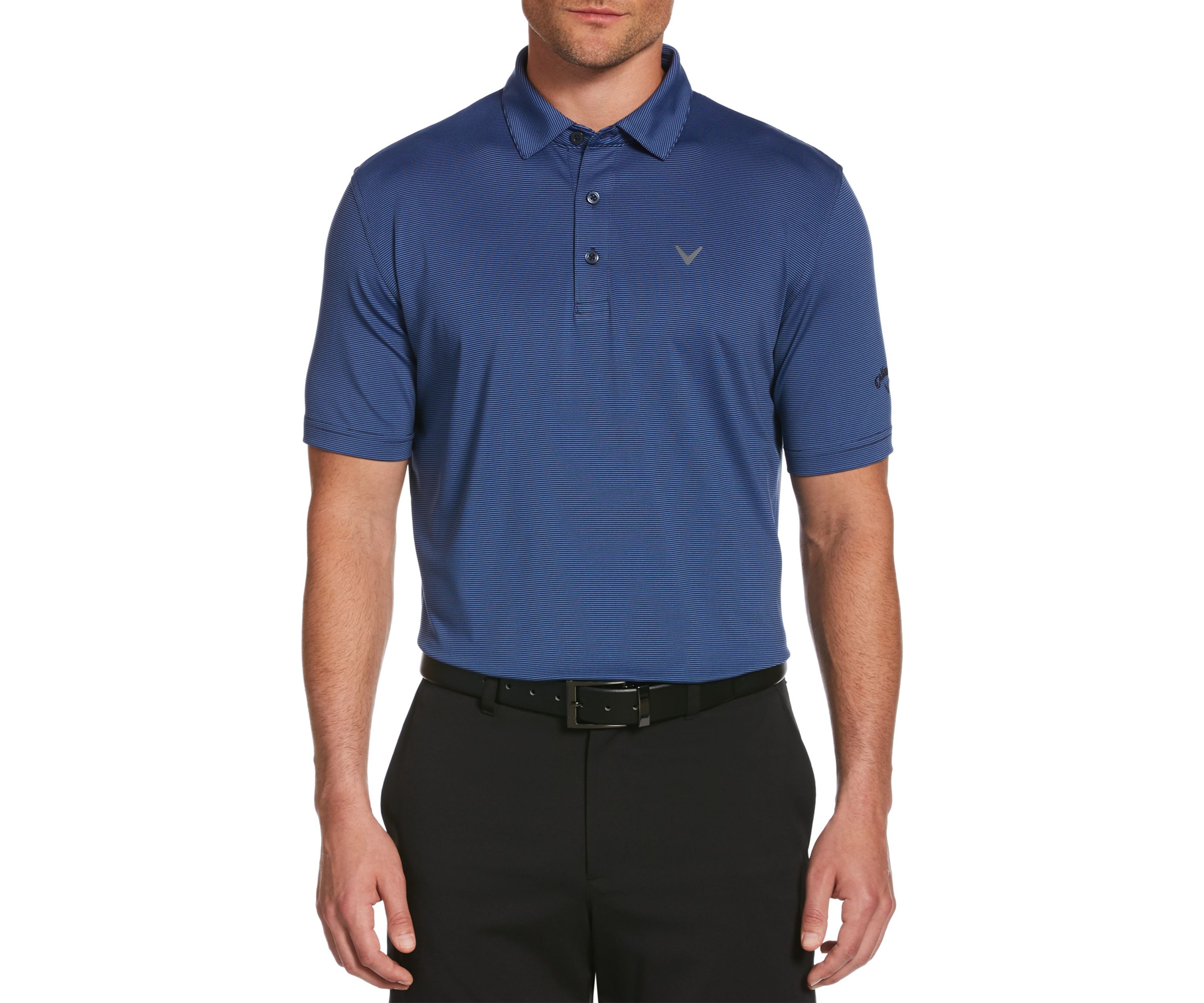 Pro Spin Fine Line Short Sleeve Golf Polo Shirt
