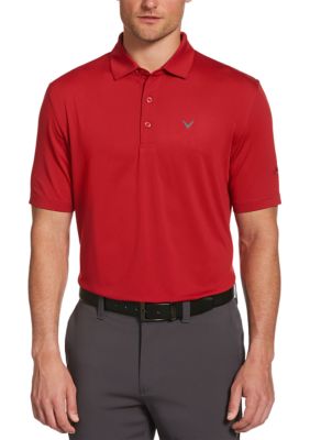 Callaway Golf Men's Pro Spin Fine Line Short Sleeve Golf Polo Shirt