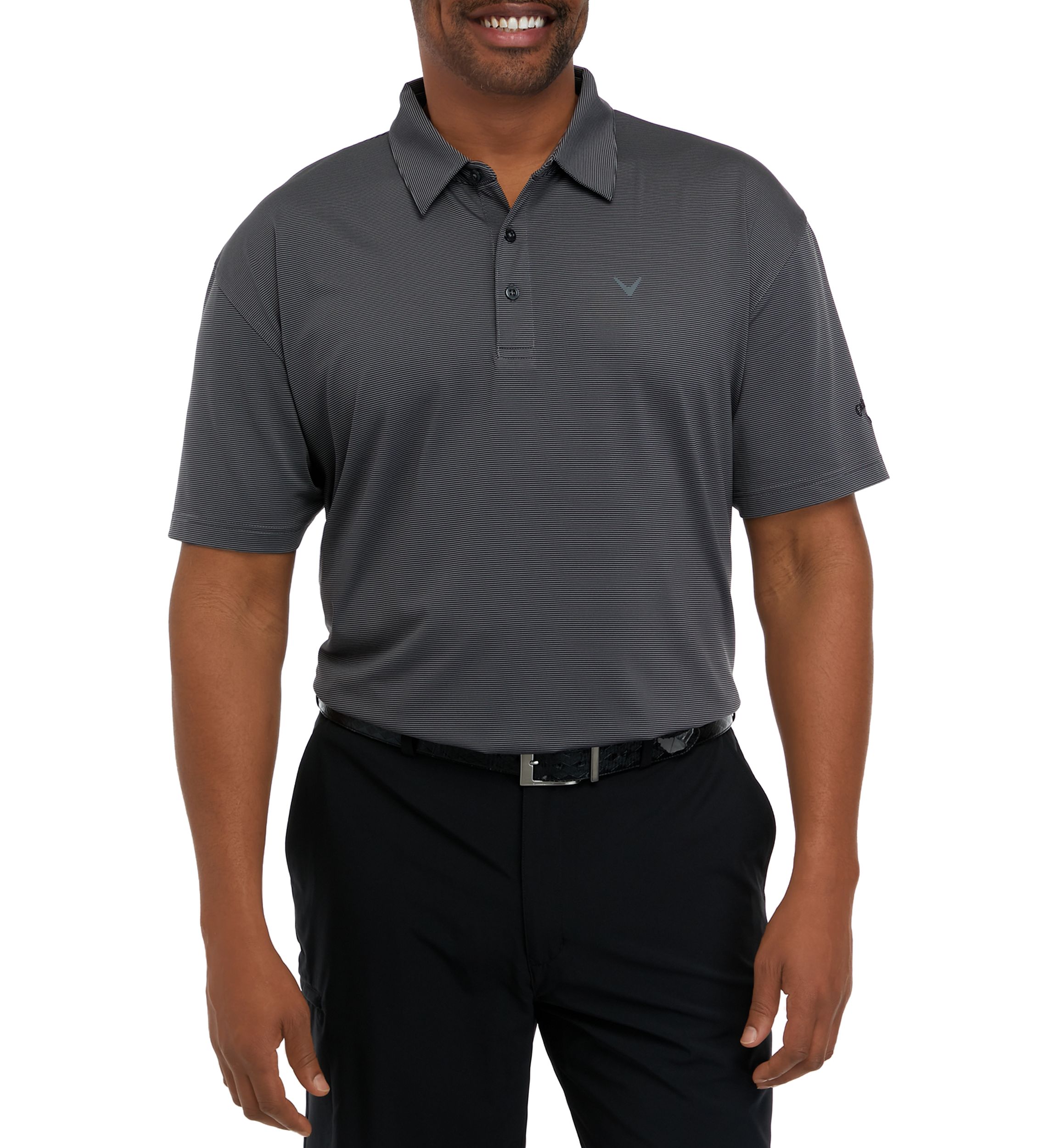 Big & Tall Pro Spin Fine Line Short Sleeve Golf Polo Shirt