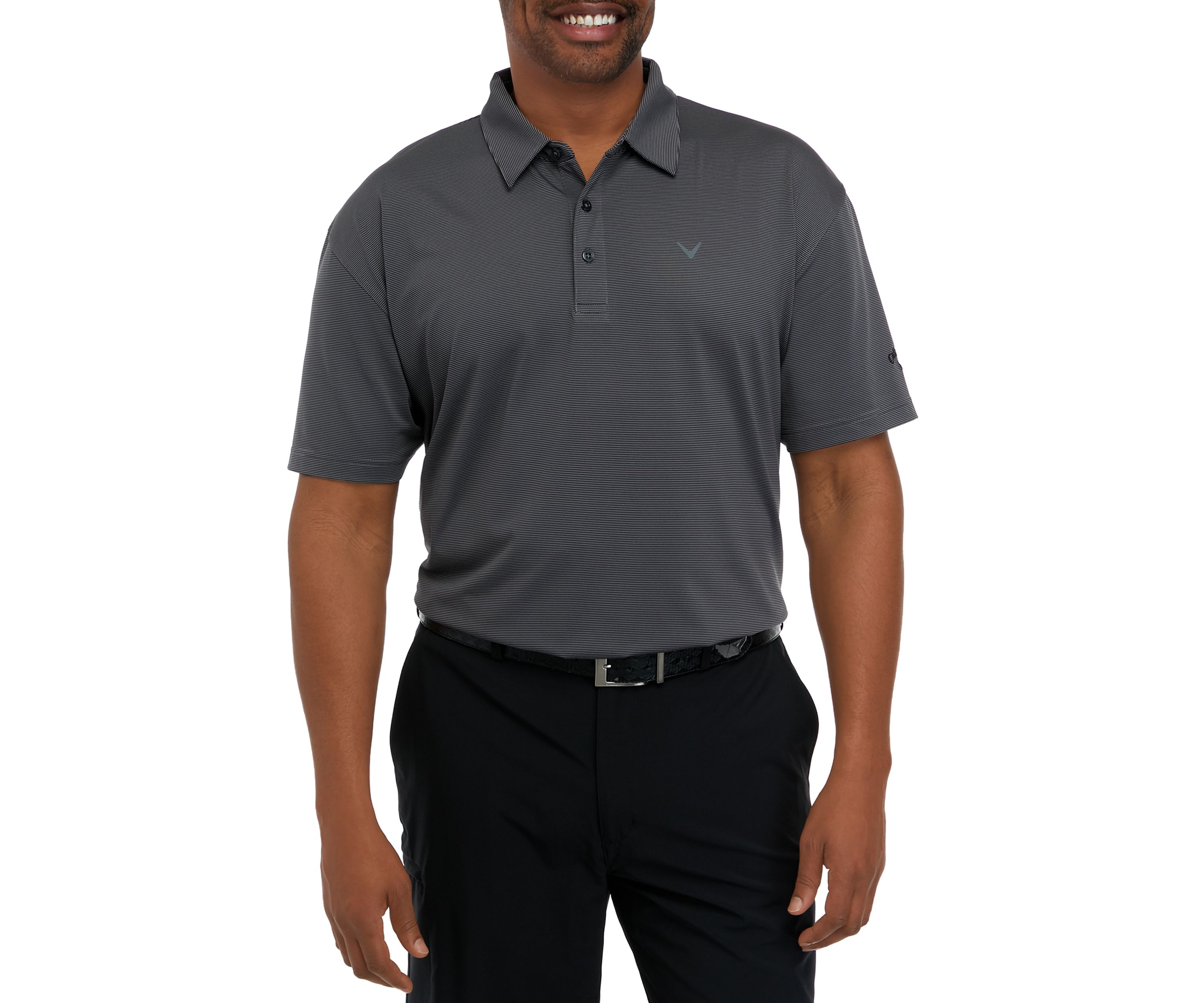 Big & Tall Pro Spin Fine Line Short Sleeve Golf Polo Shirt
