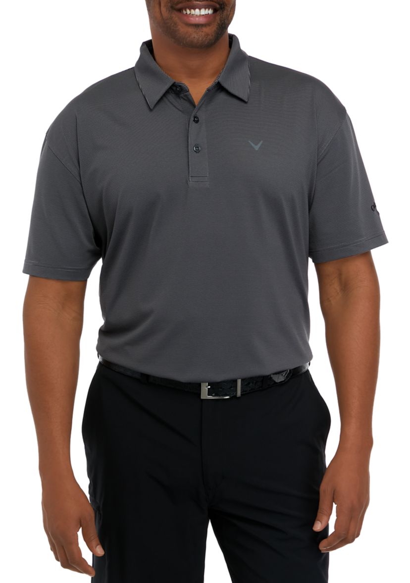 Big & Tall Pro Spin Fine Line Short Sleeve Golf Polo Shirt