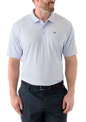 Callaway Golf Men's Big & Tall Pro Spin Fine Line Short Sleeve Golf Polo Shirt, 3XL Big