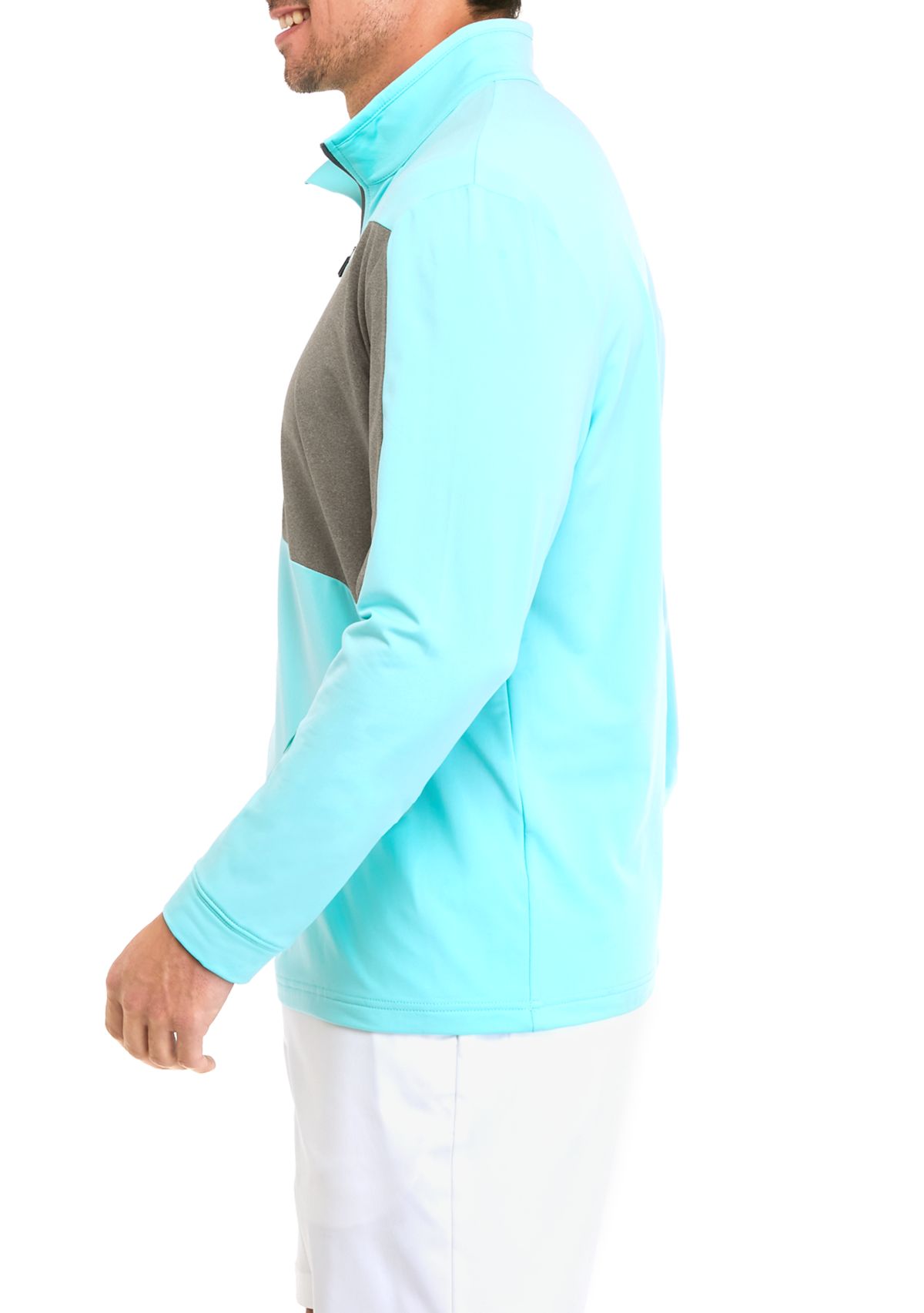 Mens Ultra Light Aquapel® 1/4 Zip Golf Pullover Sweatshirt