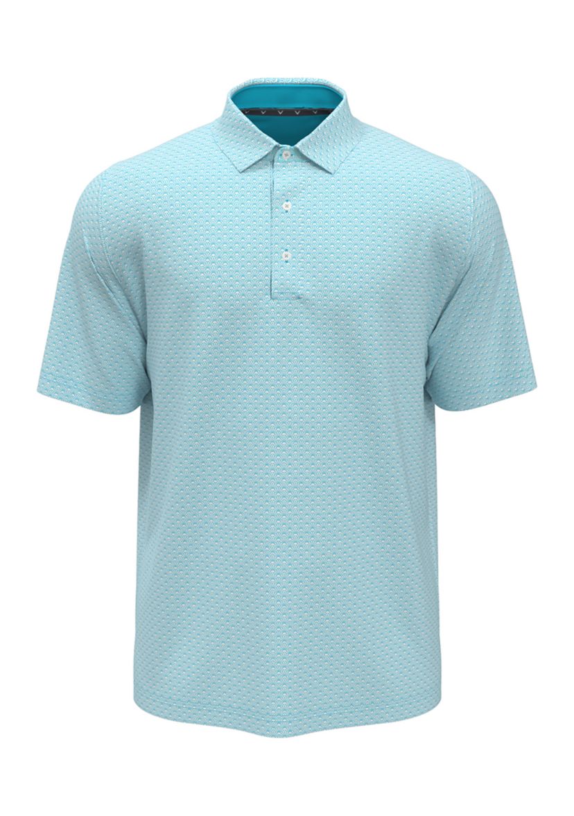 Mens Trademark Golf Print Golf Polo Shirt