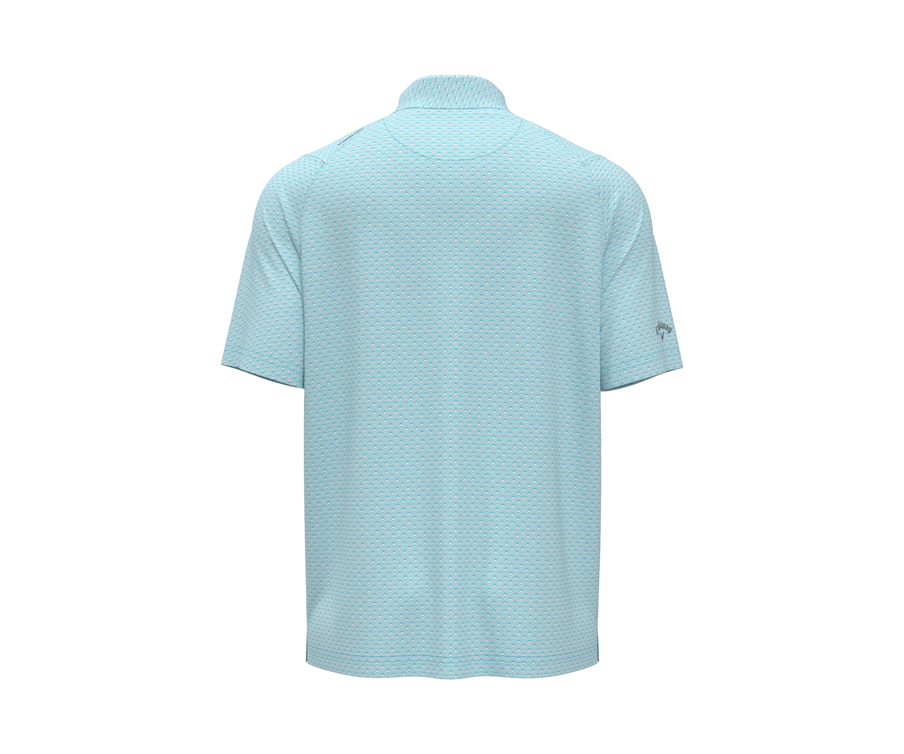 Mens Trademark Golf Print Golf Polo Shirt