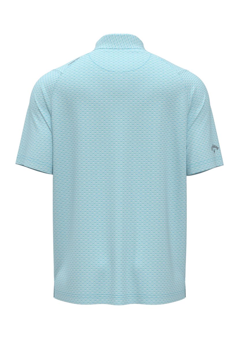 Mens Trademark Golf Print Golf Polo Shirt