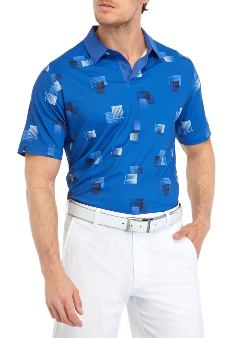 Retro Club Print Polo Shirt 