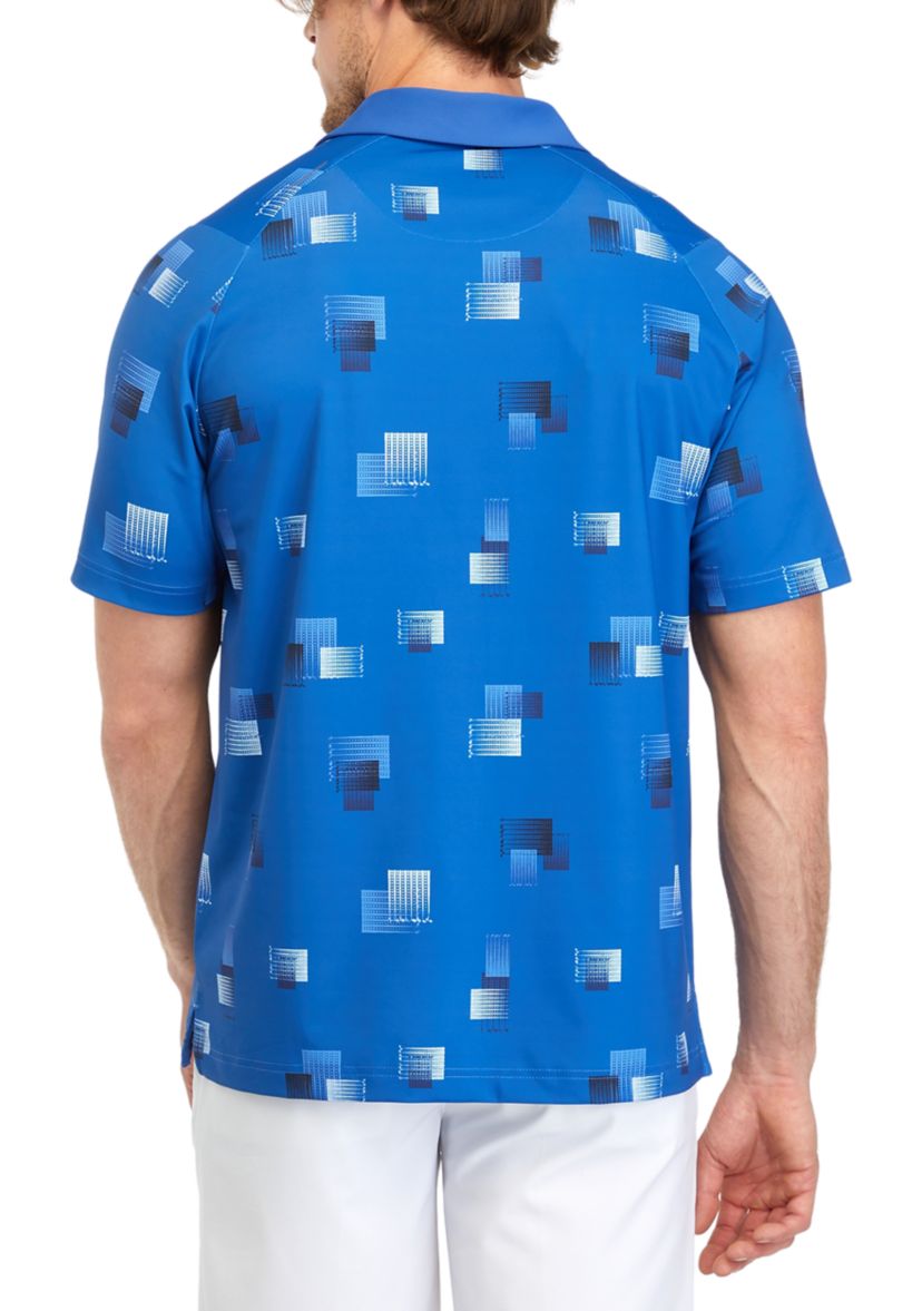 Retro Club Print Polo Shirt 
