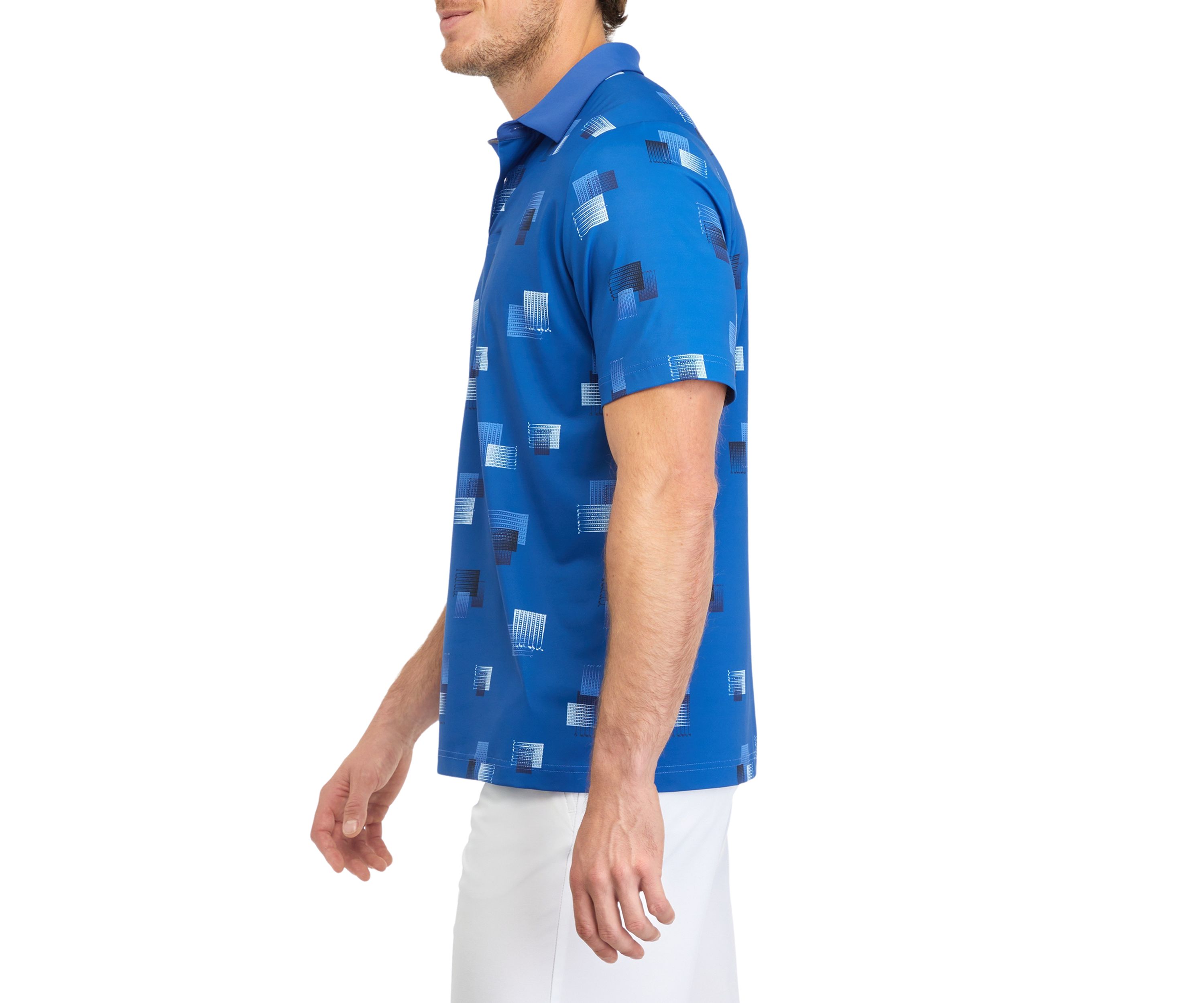 Retro Club Print Polo Shirt 