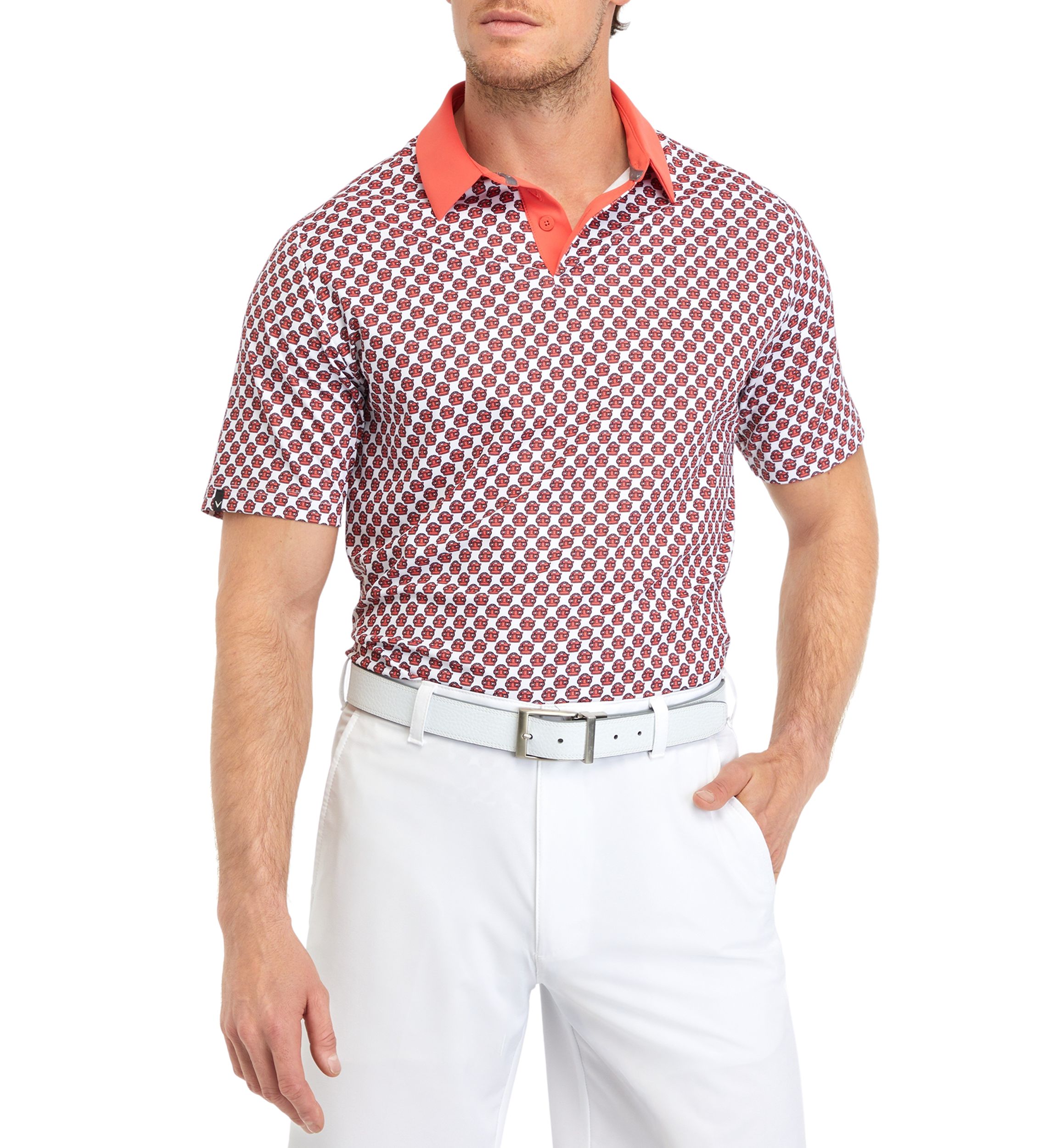 Boombox Print Polo Shirt