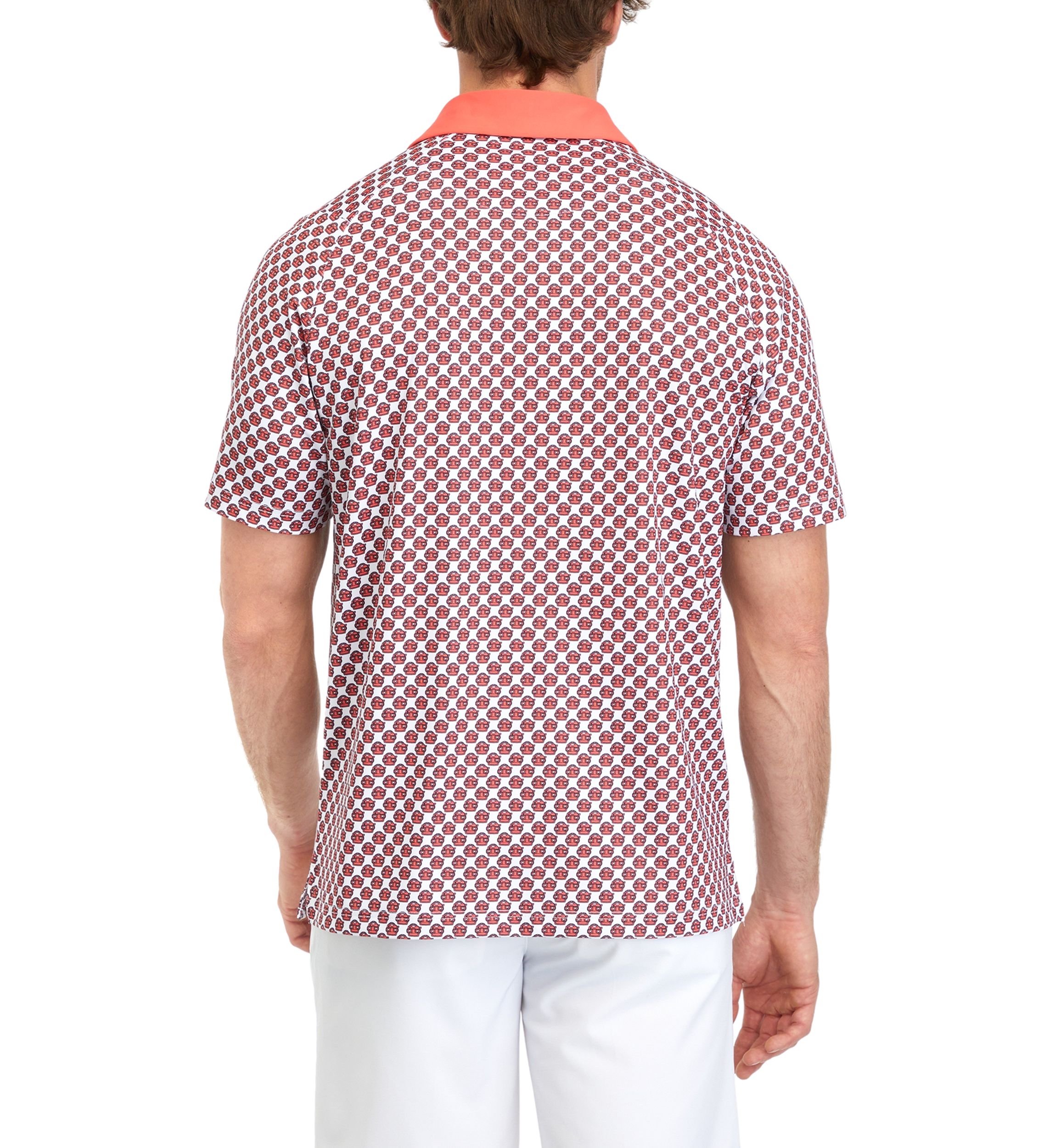 Boombox Print Polo Shirt