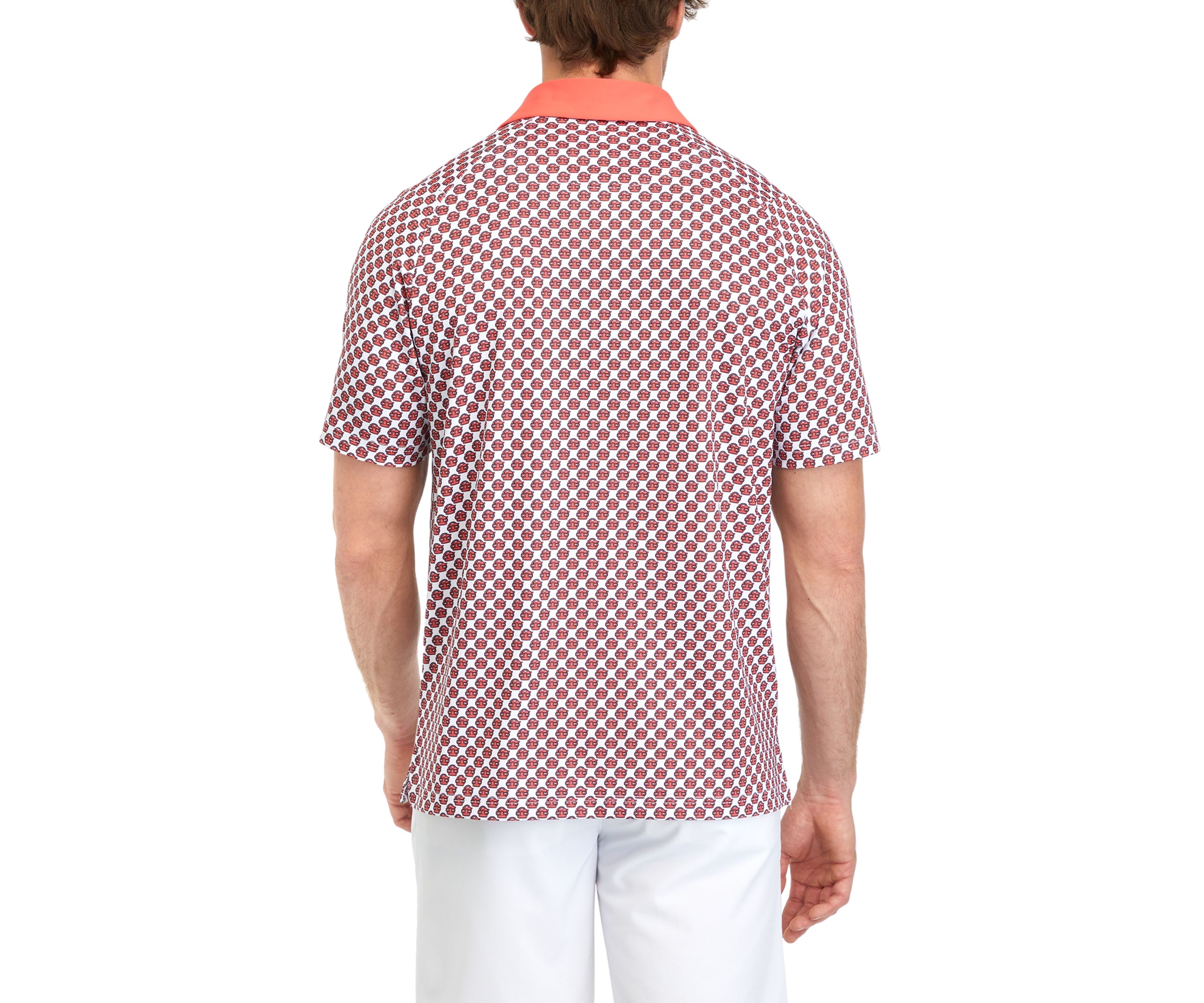 Boombox Print Polo Shirt