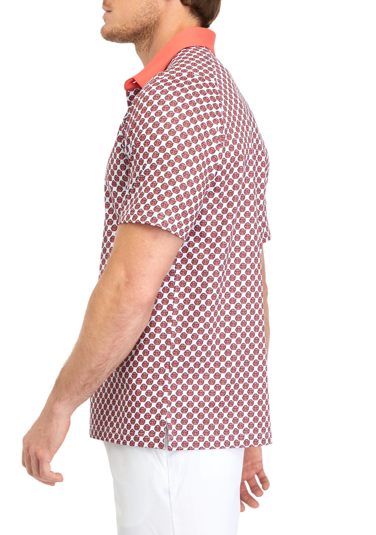 Boombox Print Polo Shirt