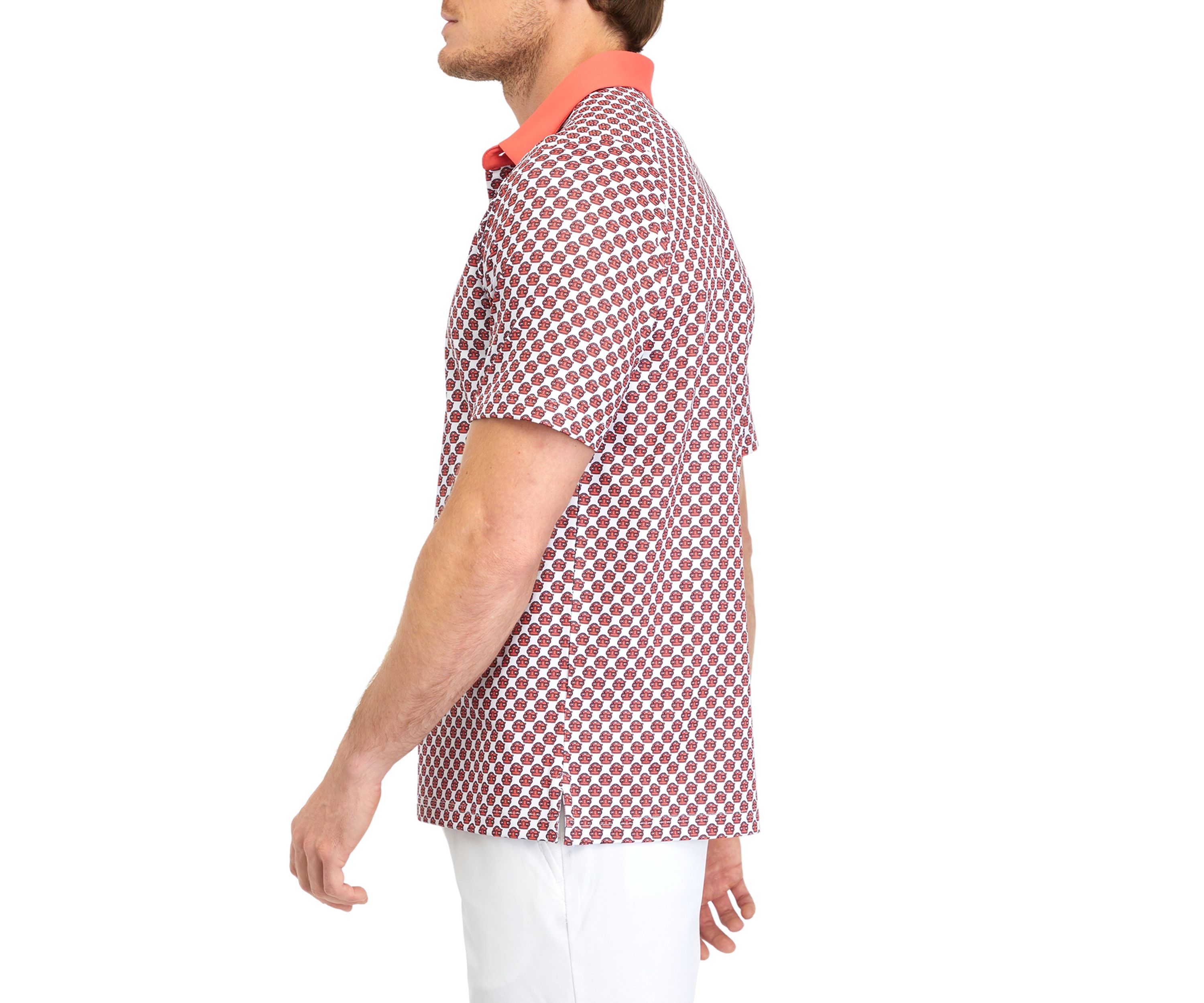 Boombox Print Polo Shirt