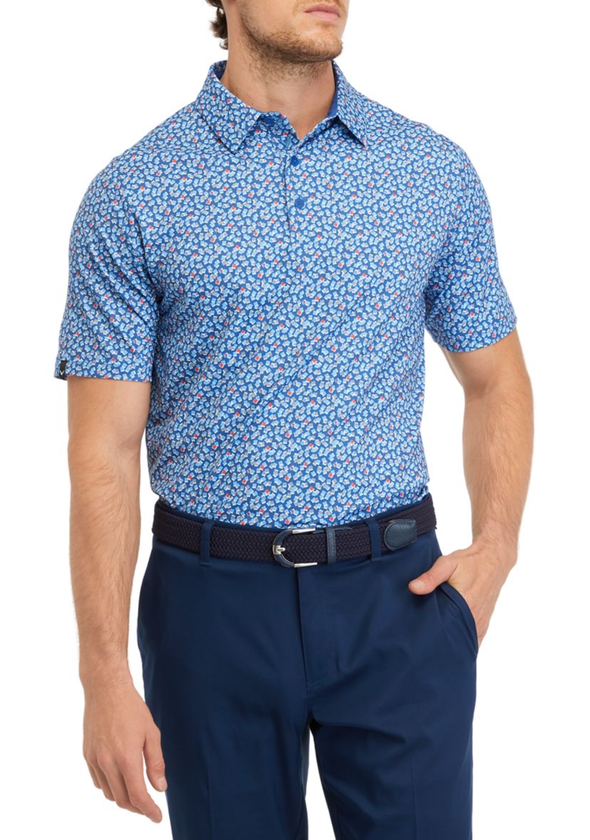 Polaroid Print Polo Shirt 