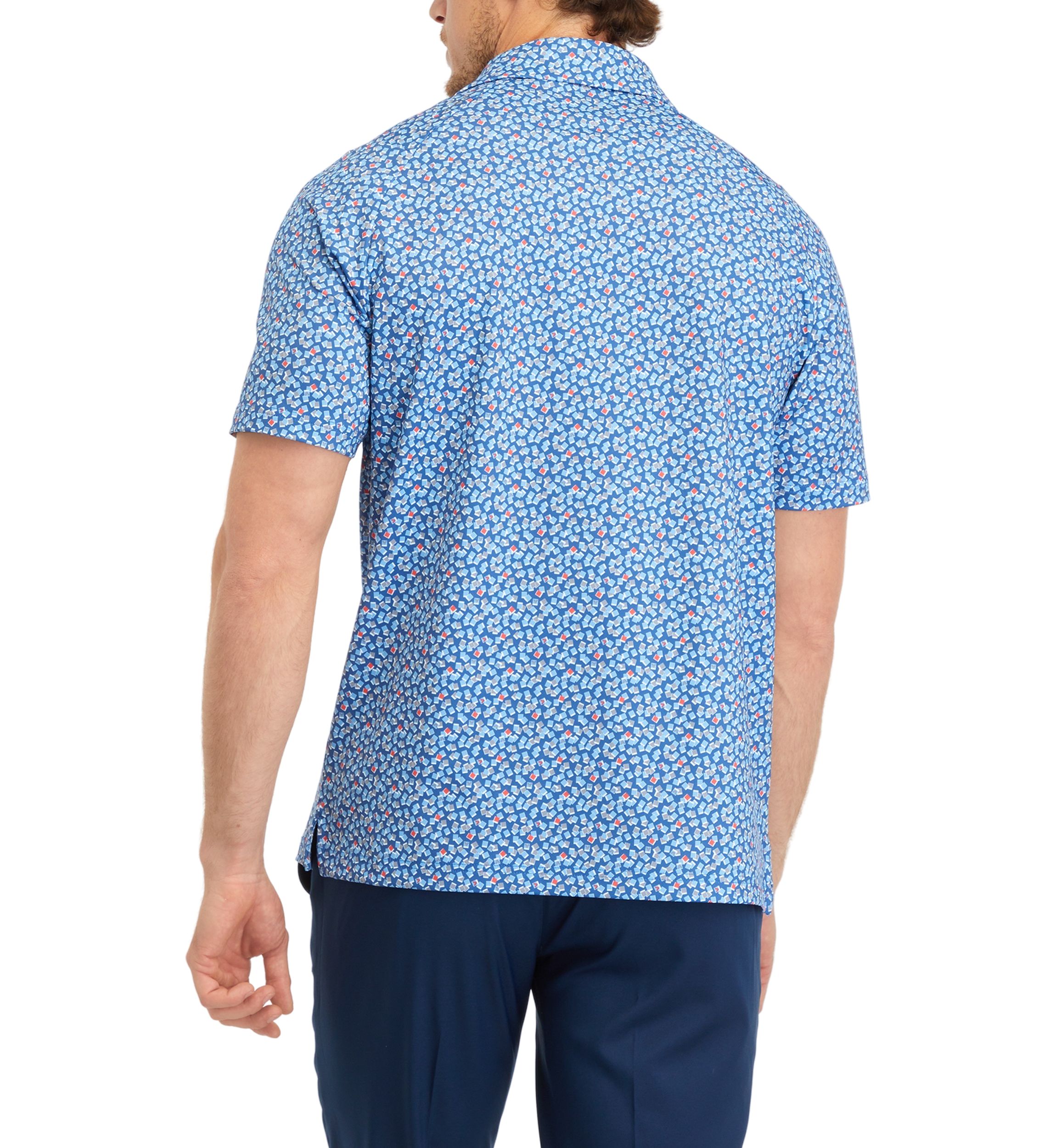 Polaroid Print Polo Shirt 
