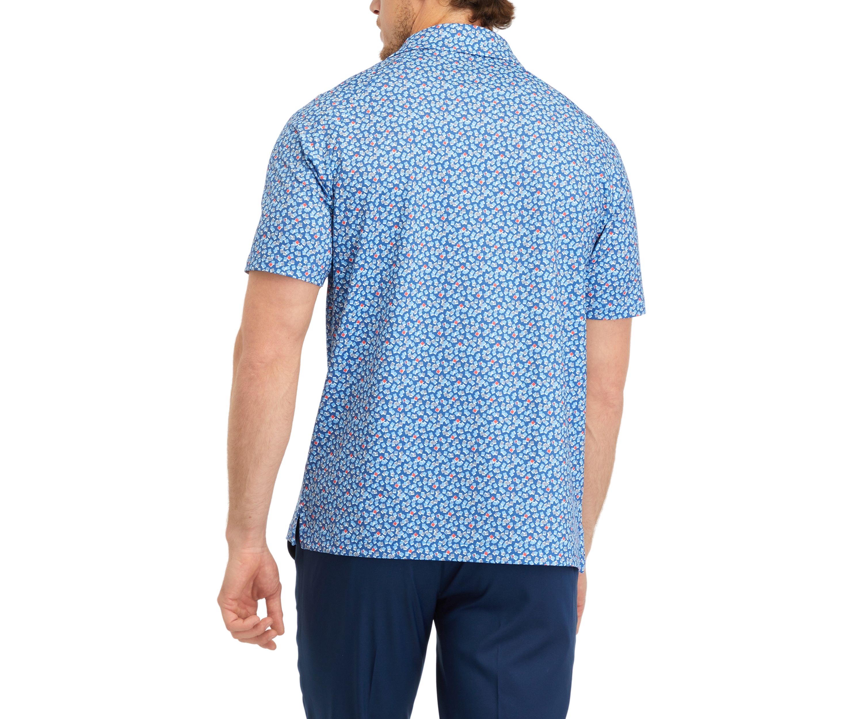 Polaroid Print Polo Shirt 